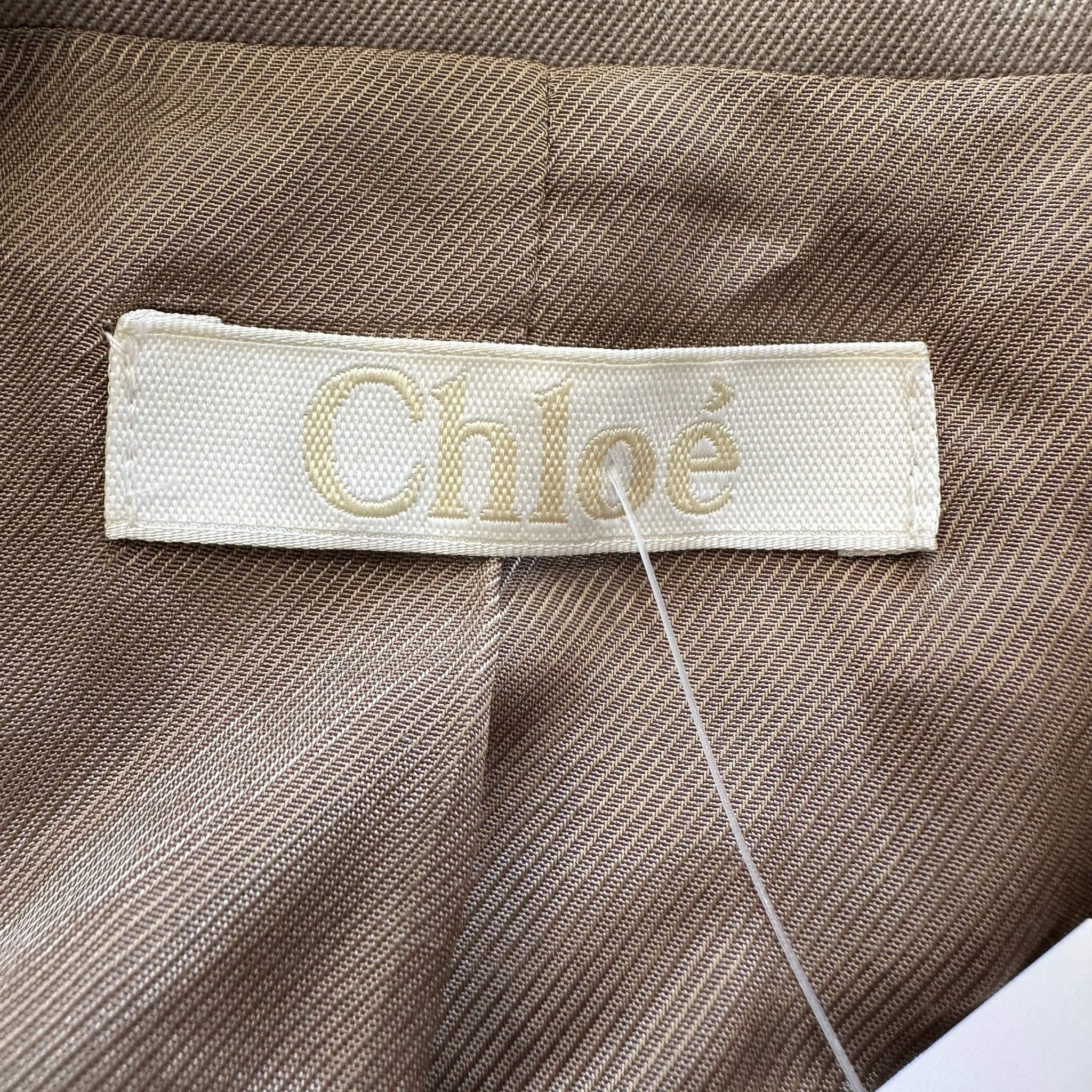 Chloe Beige Tailored Suit RRP £2000 | Authentic Preloved - Reloved Again