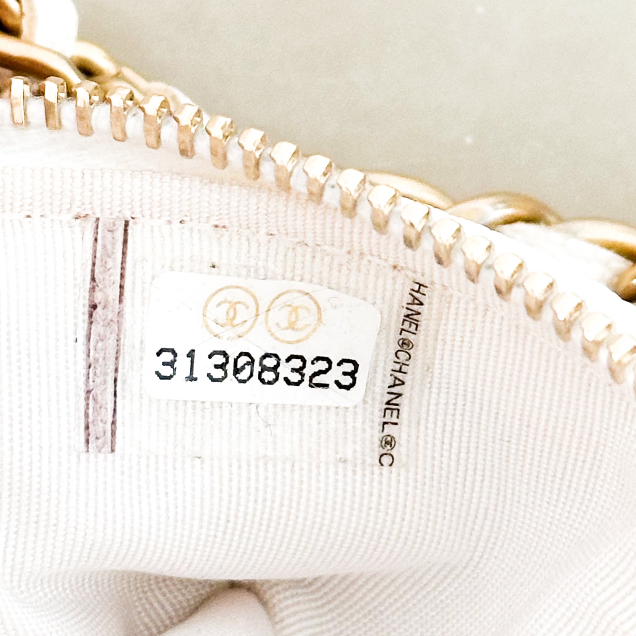 RARE Chanel Caviar Mini Vanity Bag in White RRP £2210 | Authentic Preloved - Reloved Again