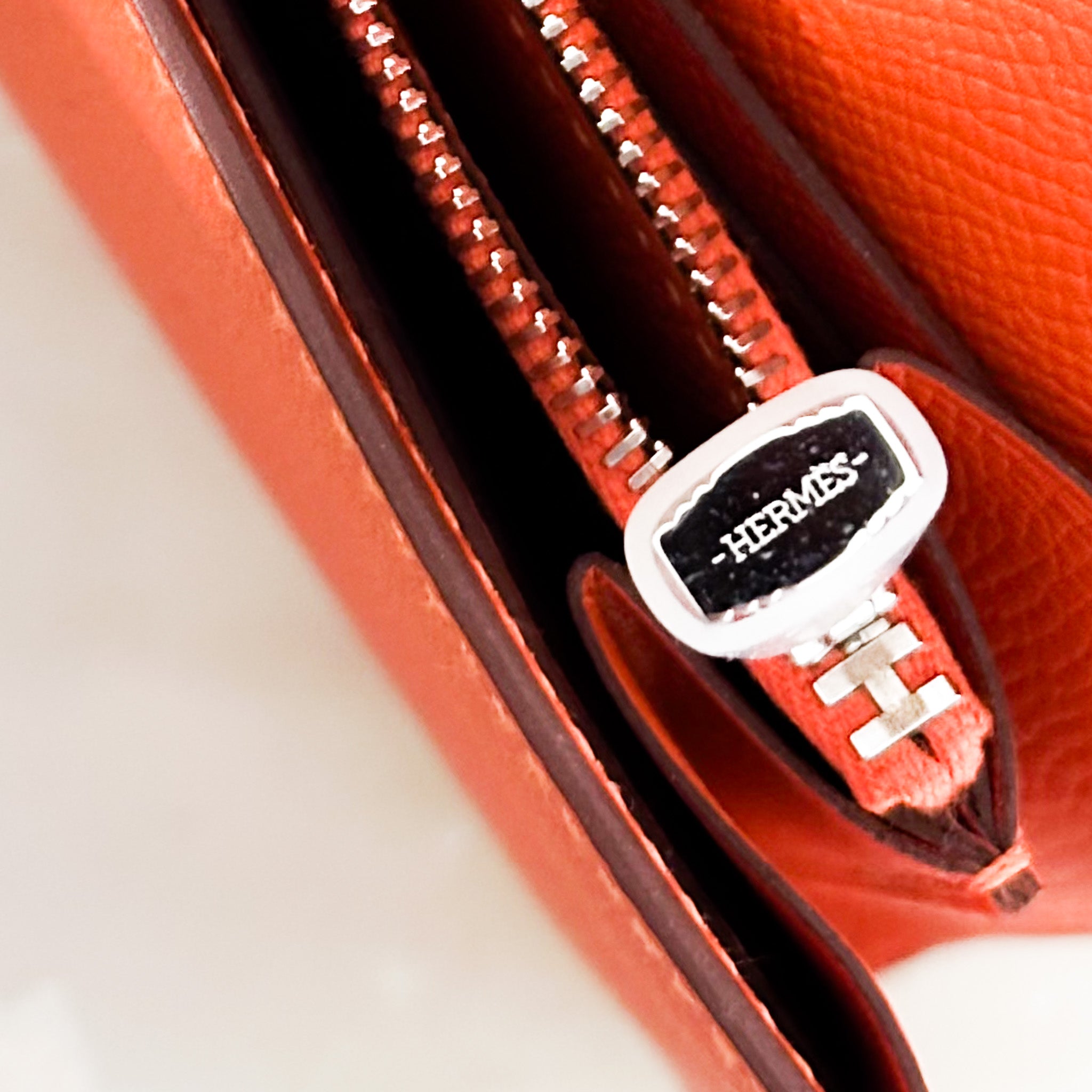 NEW Hermès Kelly Wallet in Orange RRP £2100 | Authentic Preloved - Reloved Again