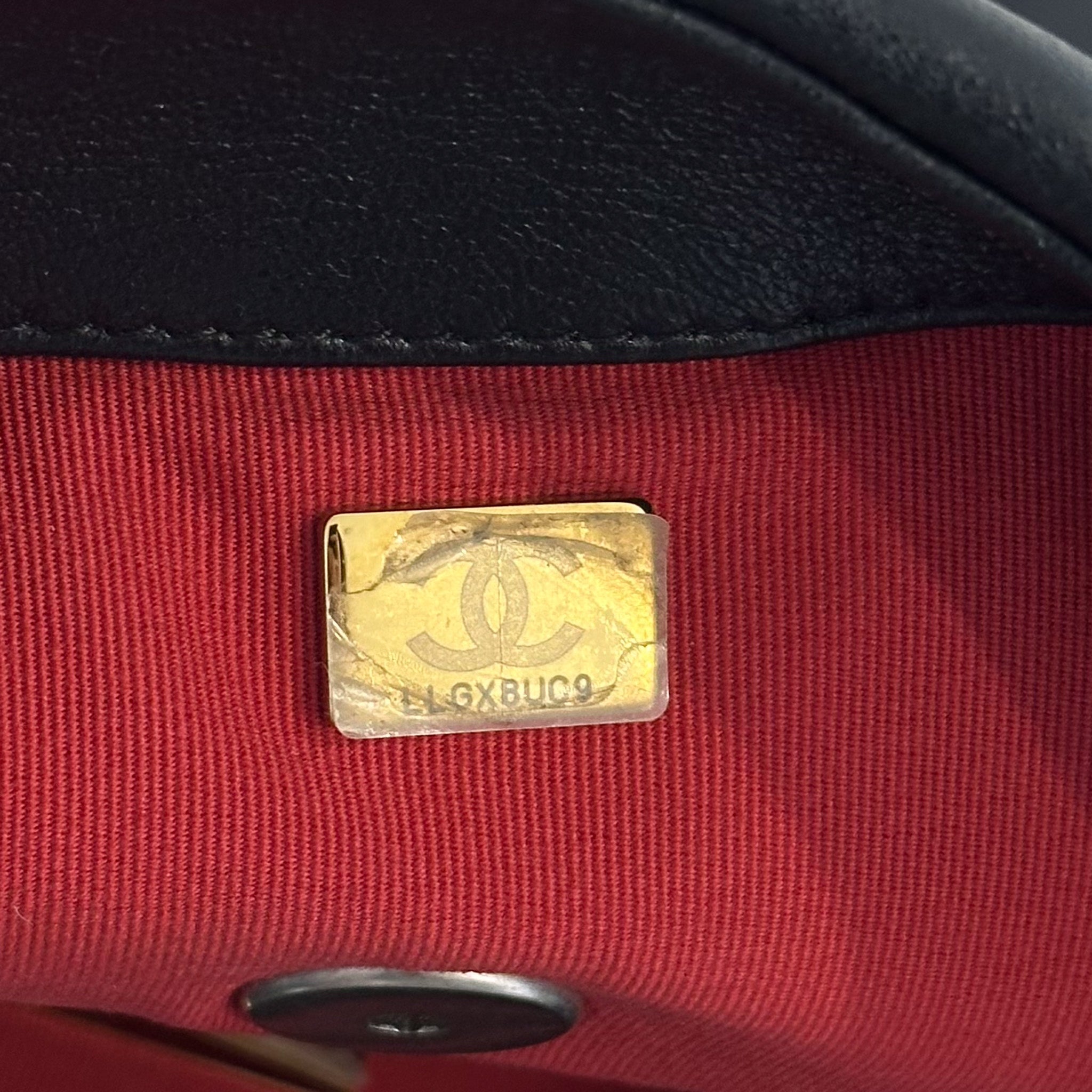 Chanel 19 Black Lambskin Large Single Flap Bag RRP £5500 | Authentic Preloved - Reloved Again