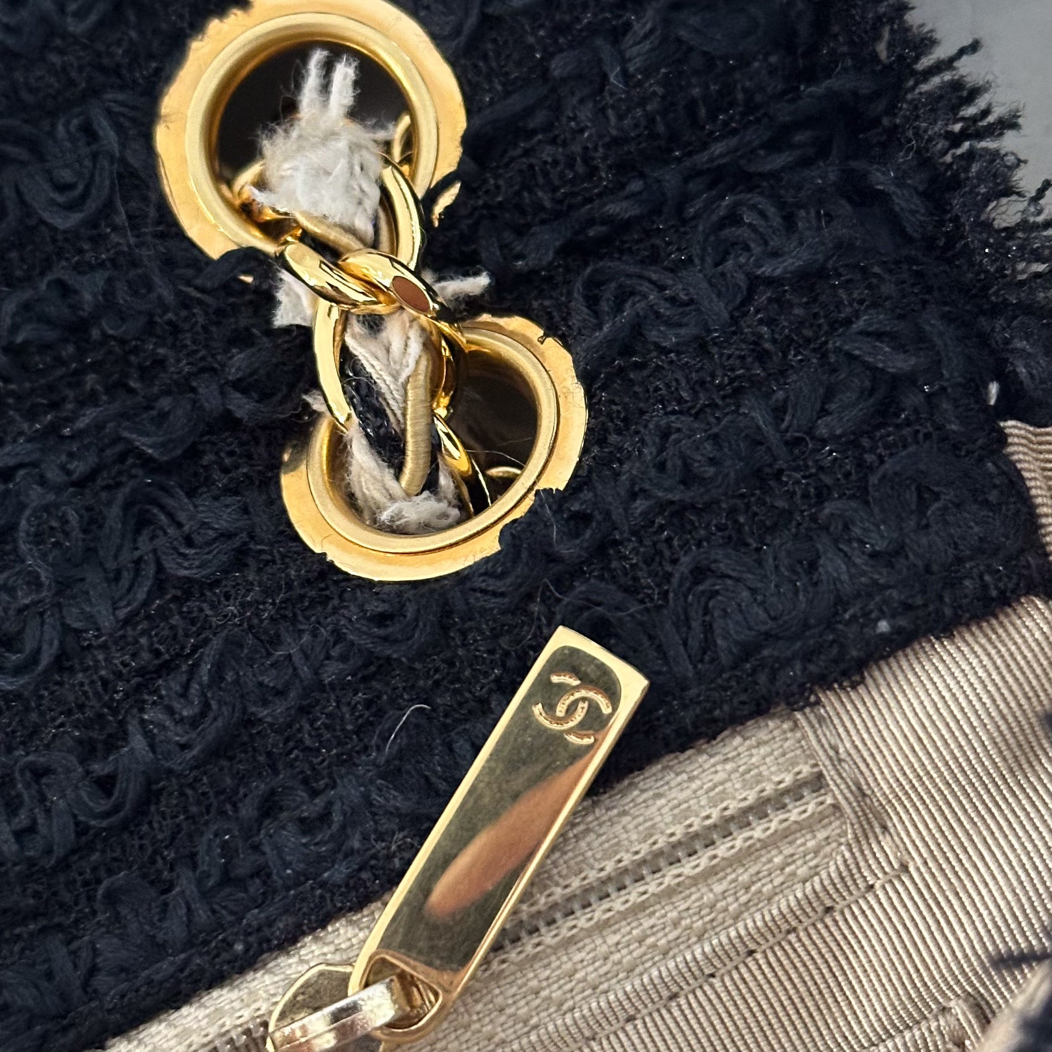 Chanel Medium Classic Tweed Single Flap Bag RRP £8410 | Authentic Preloved - Reloved Again