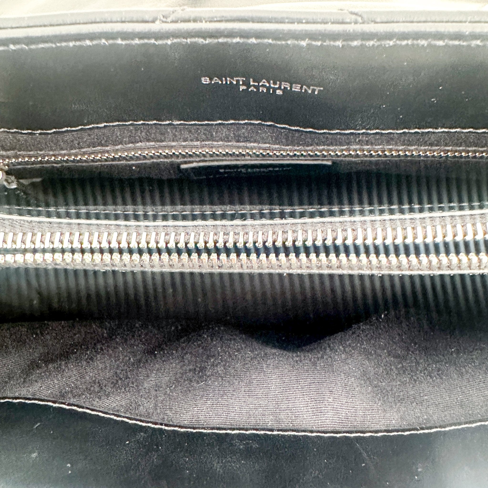 Saint Laurent Black Loulou Large in Matelassé Lambskin RRP £2615 | Authentic Preloved - Reloved Again