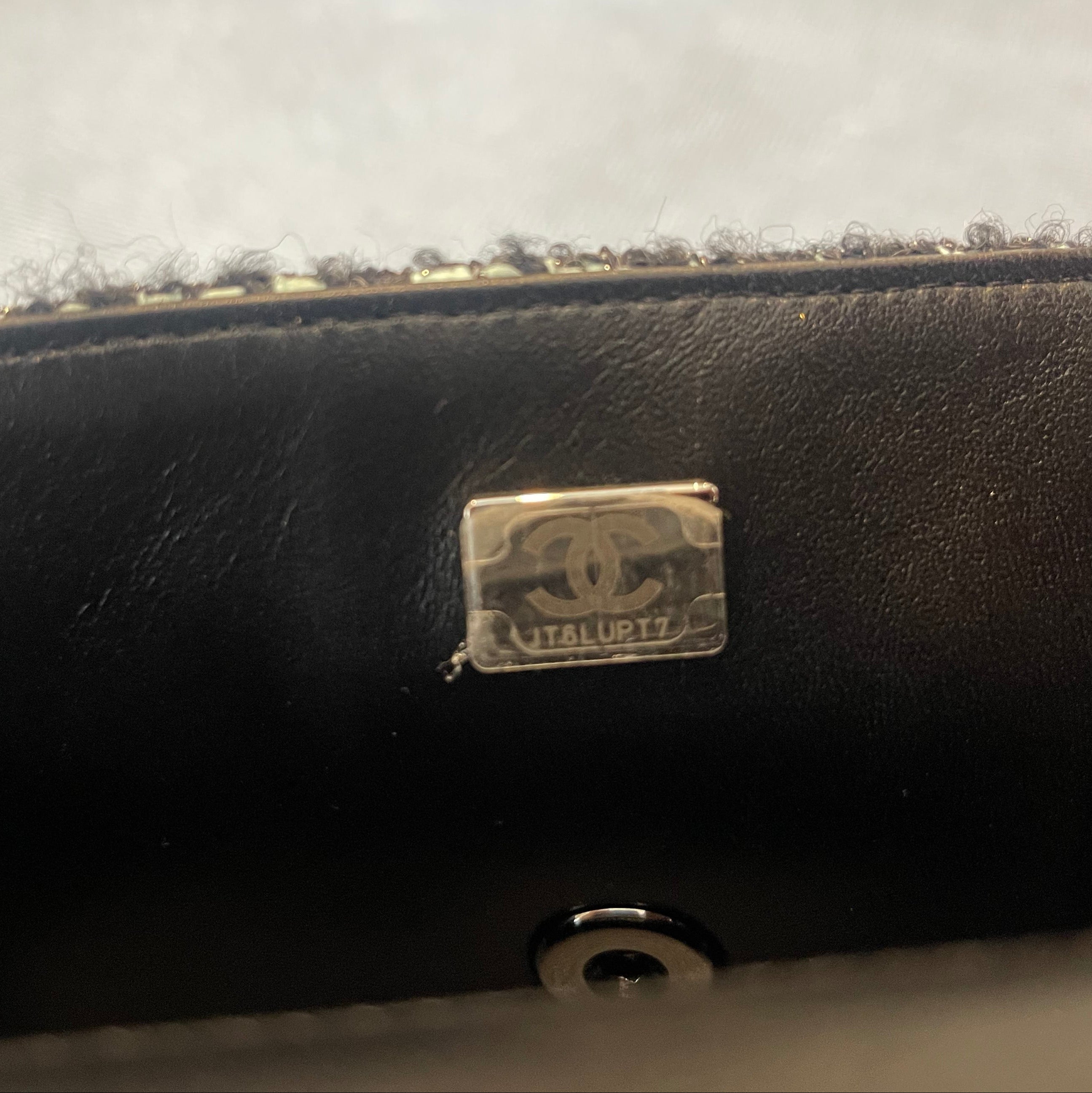 RARE Chanel Black Tweed mini Flap Bag | Authentic Preloved