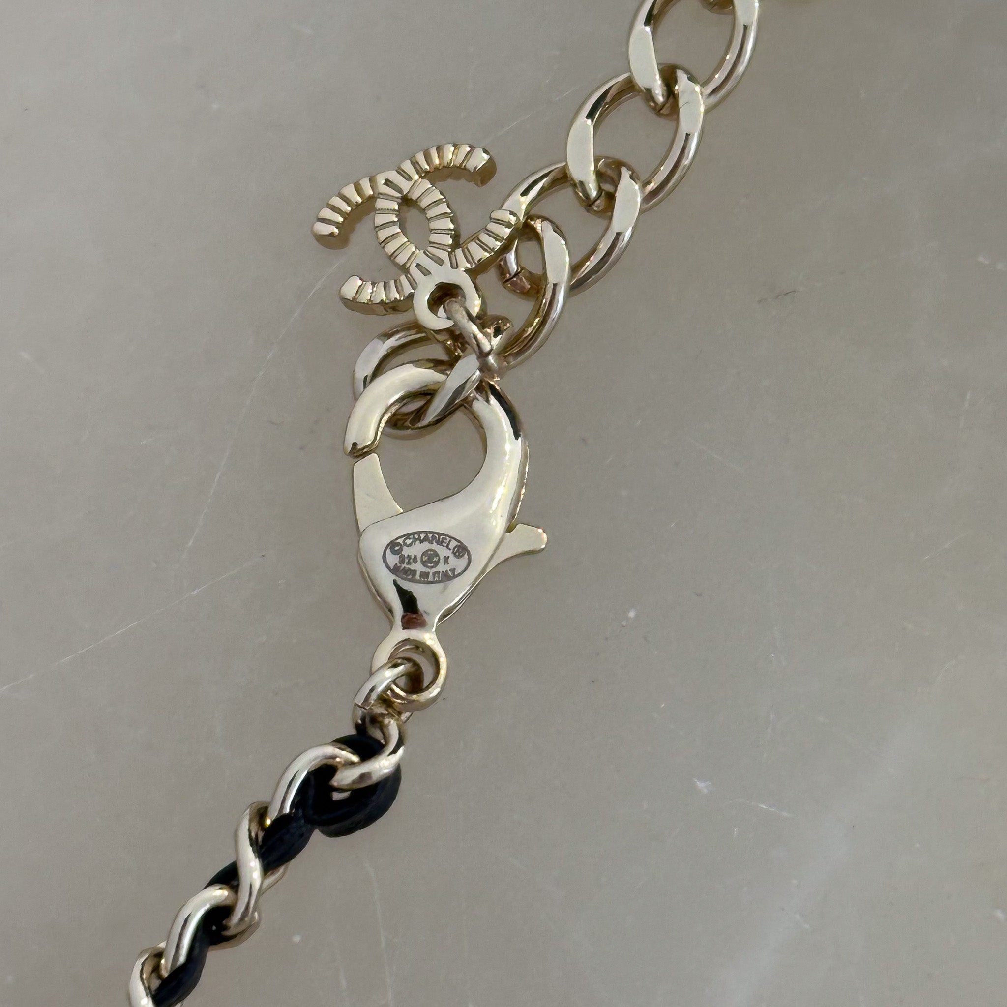 Chanel CC Interlocking Pendant Necklace RRP £1430 | Authentic Preloved - Reloved Again