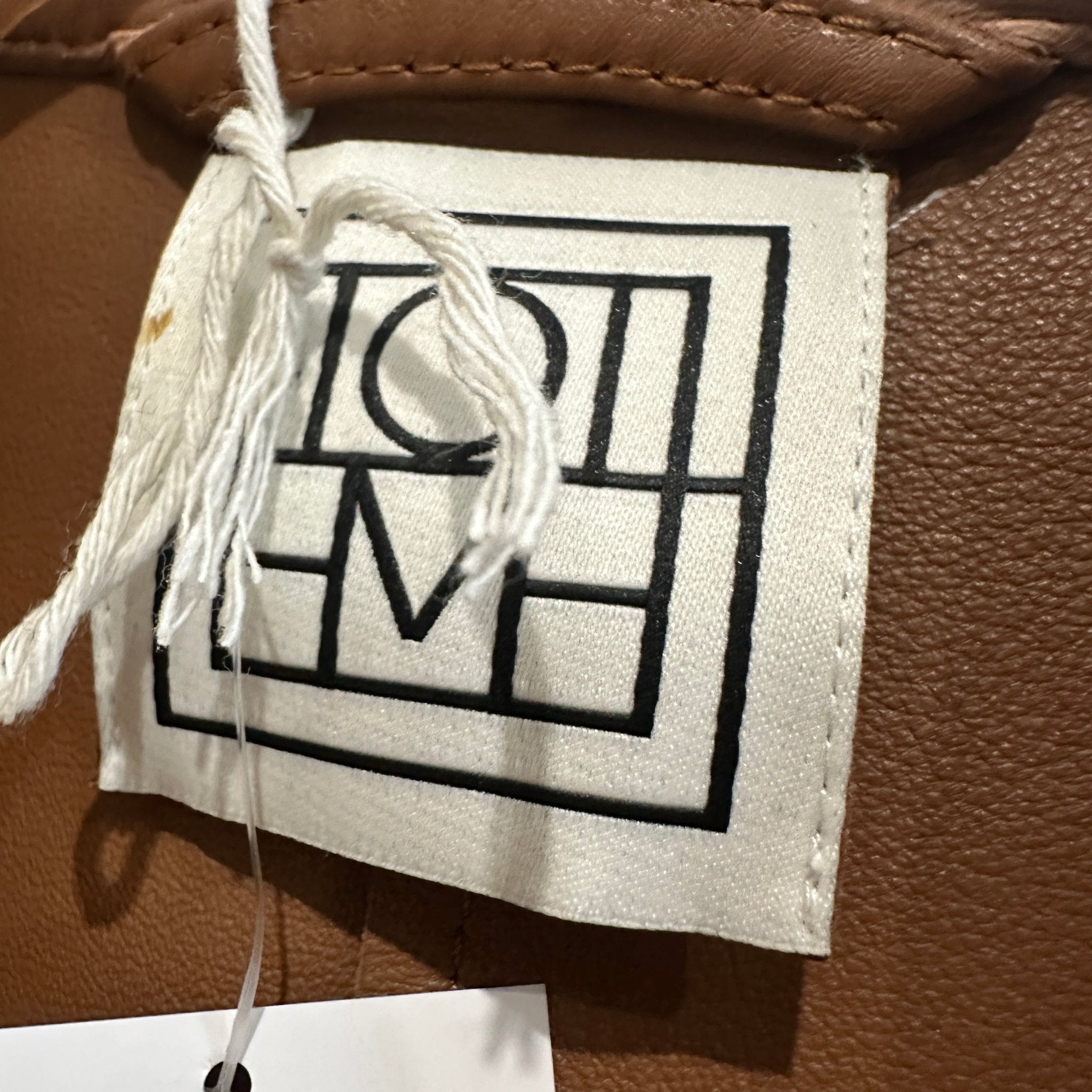Toteme Brown Leather Blazer RRP £2000 | Preloved Authentic - Reloved Again