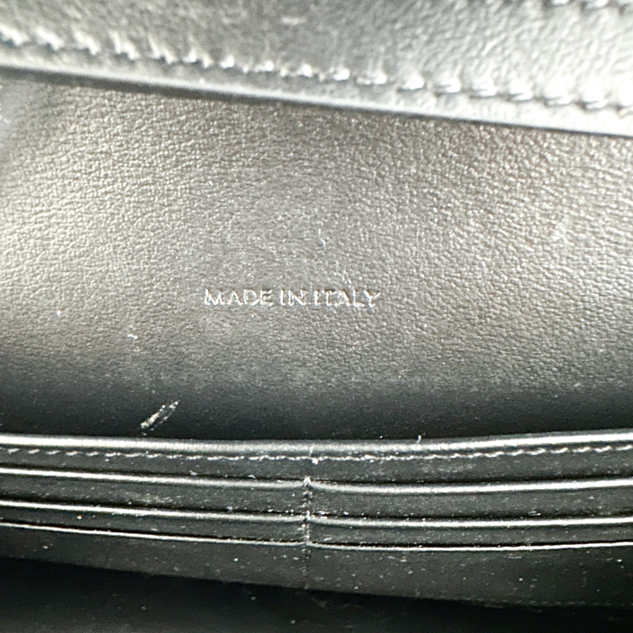 Celine Black Triomphe Chain Wallet (RRP 1500) | Authentic Preloved - Reloved Again