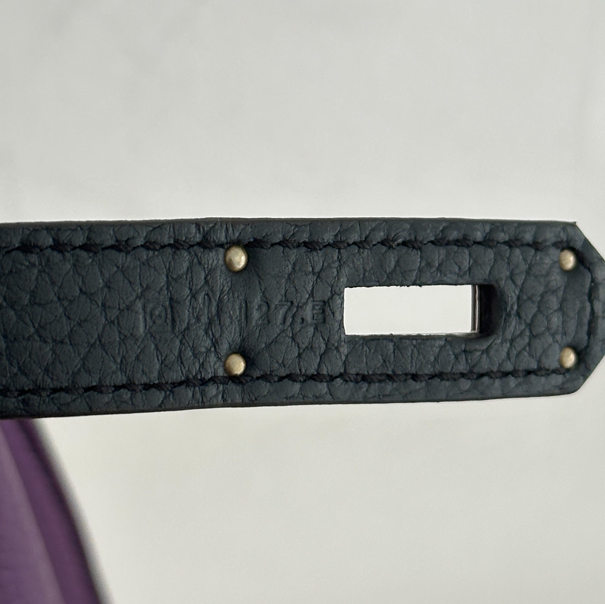 Hermès So Kelly 28 Togo Ultra Violet Verso | Authentic Preloved - Reloved Again