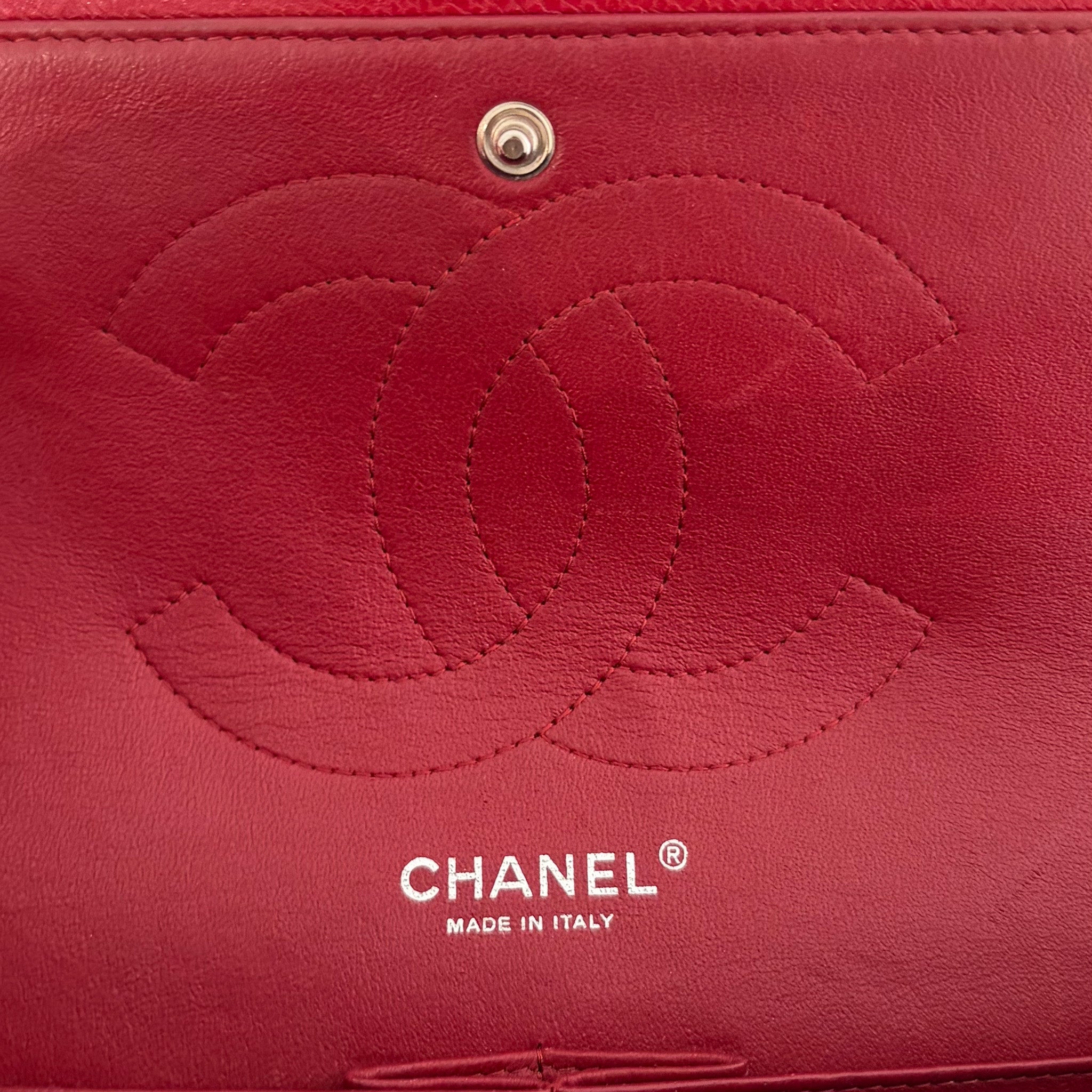 Chanel Jumbo Caviar Double Flap Bag in Red RRP £10,000 | Authentic Preloved - Reloved Again