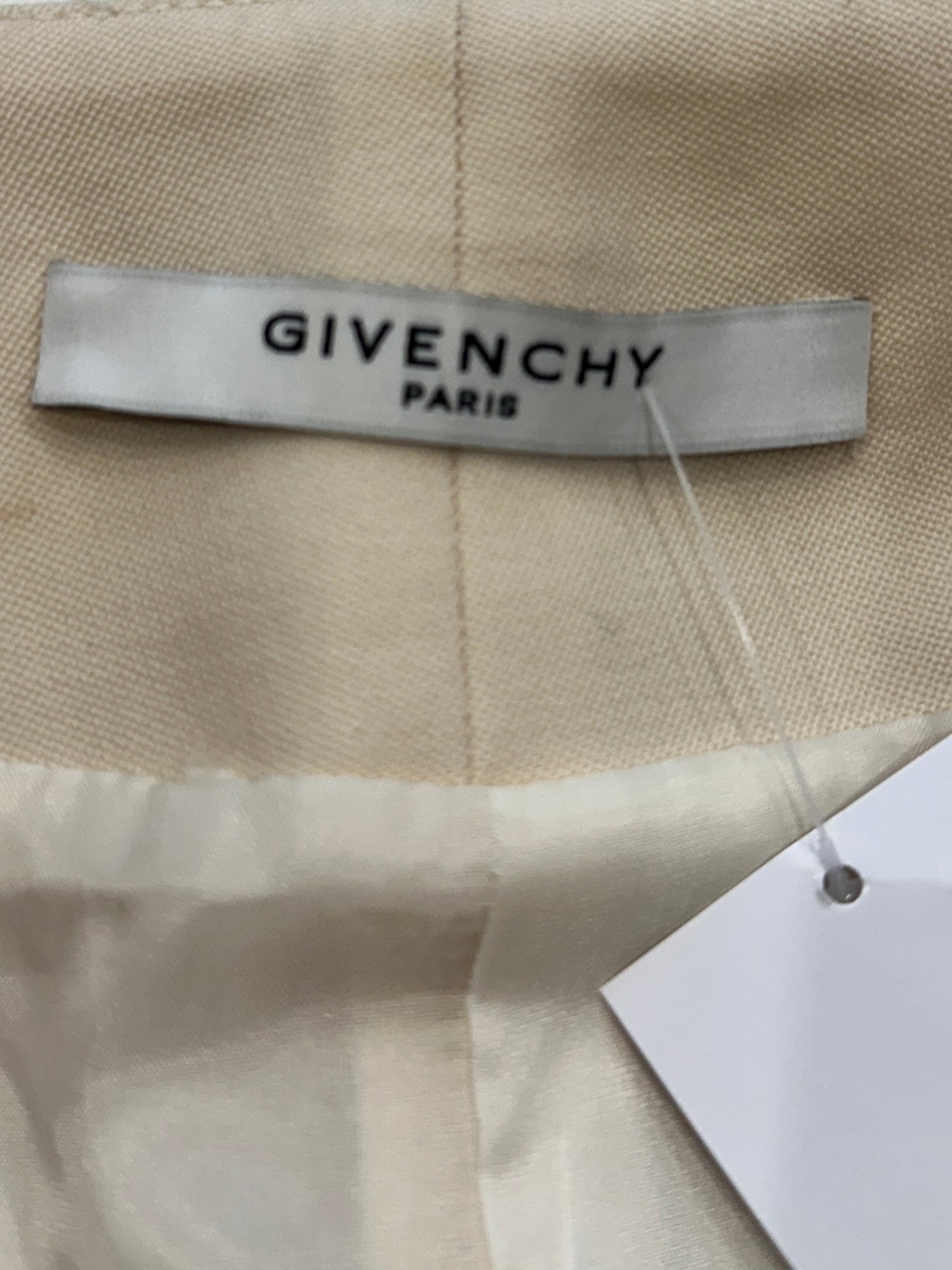 Givenchy Double - Breasted Cream military style tuxedo RRP £1500 | Authentic Preloved - Reloved Again