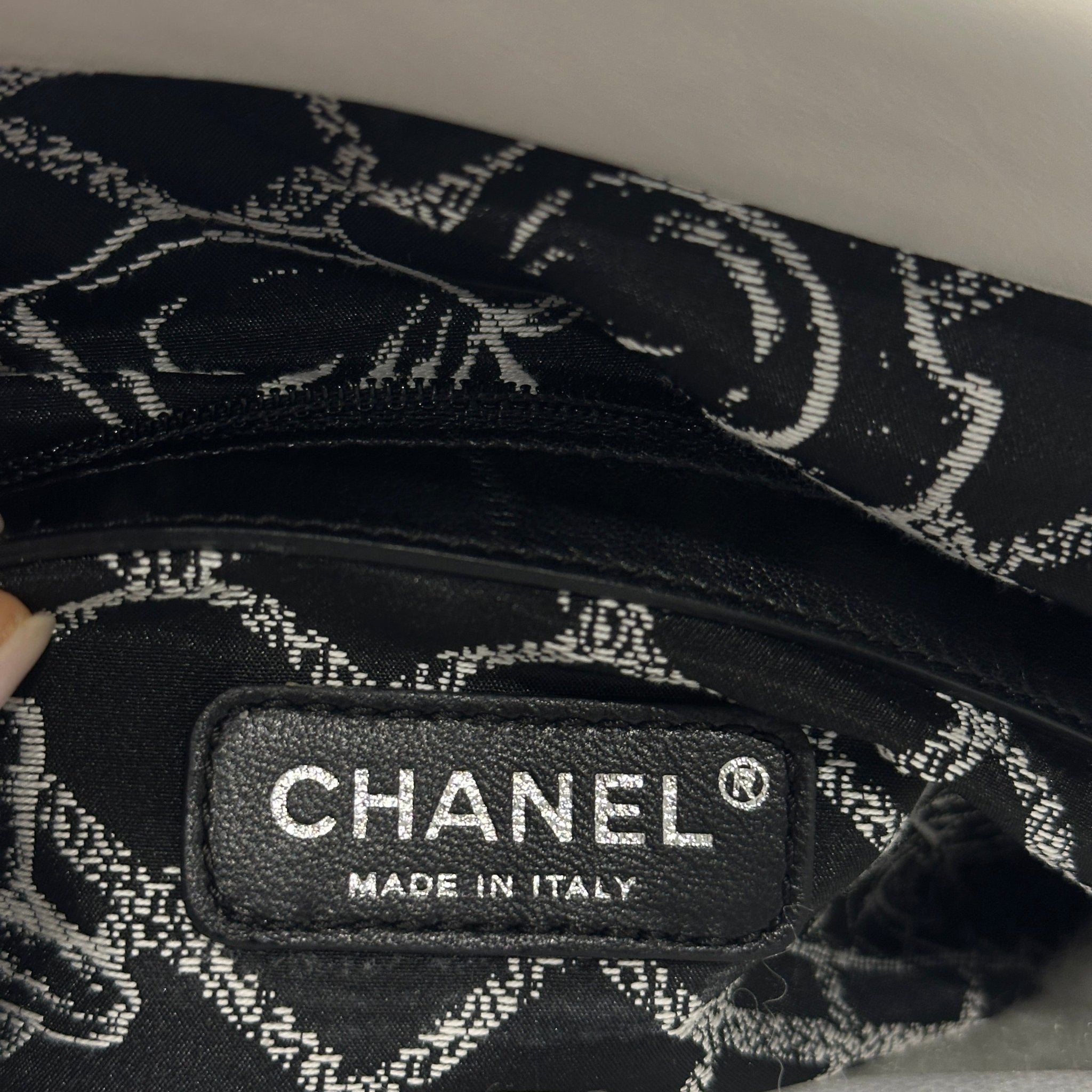 Chanel Essential 31 Rue Cambon White Tote Bag | Authentic Preloved - Reloved Again