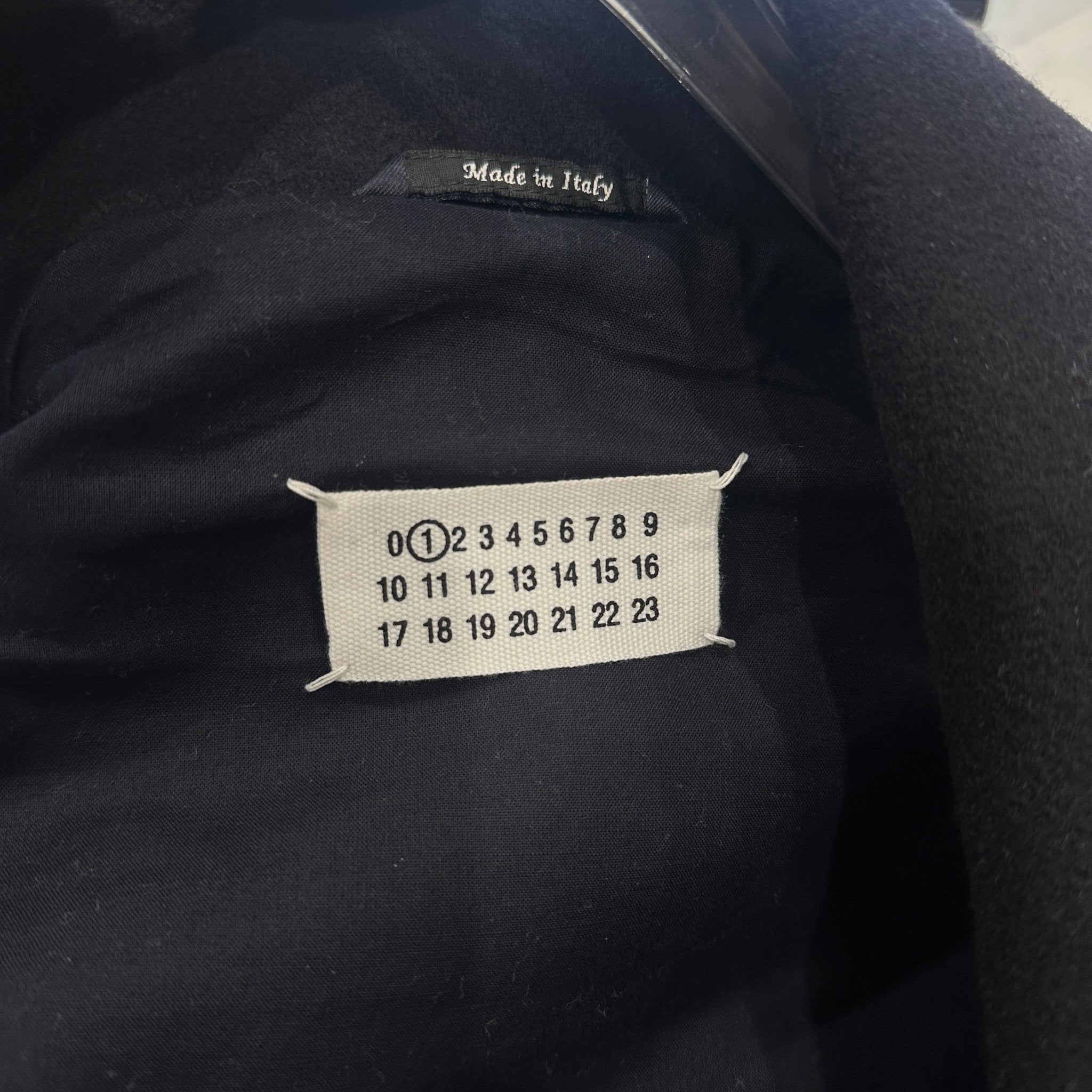 Maison Margiela Navy Blue Cape Coat RRP £2500 | Authentic Preloved