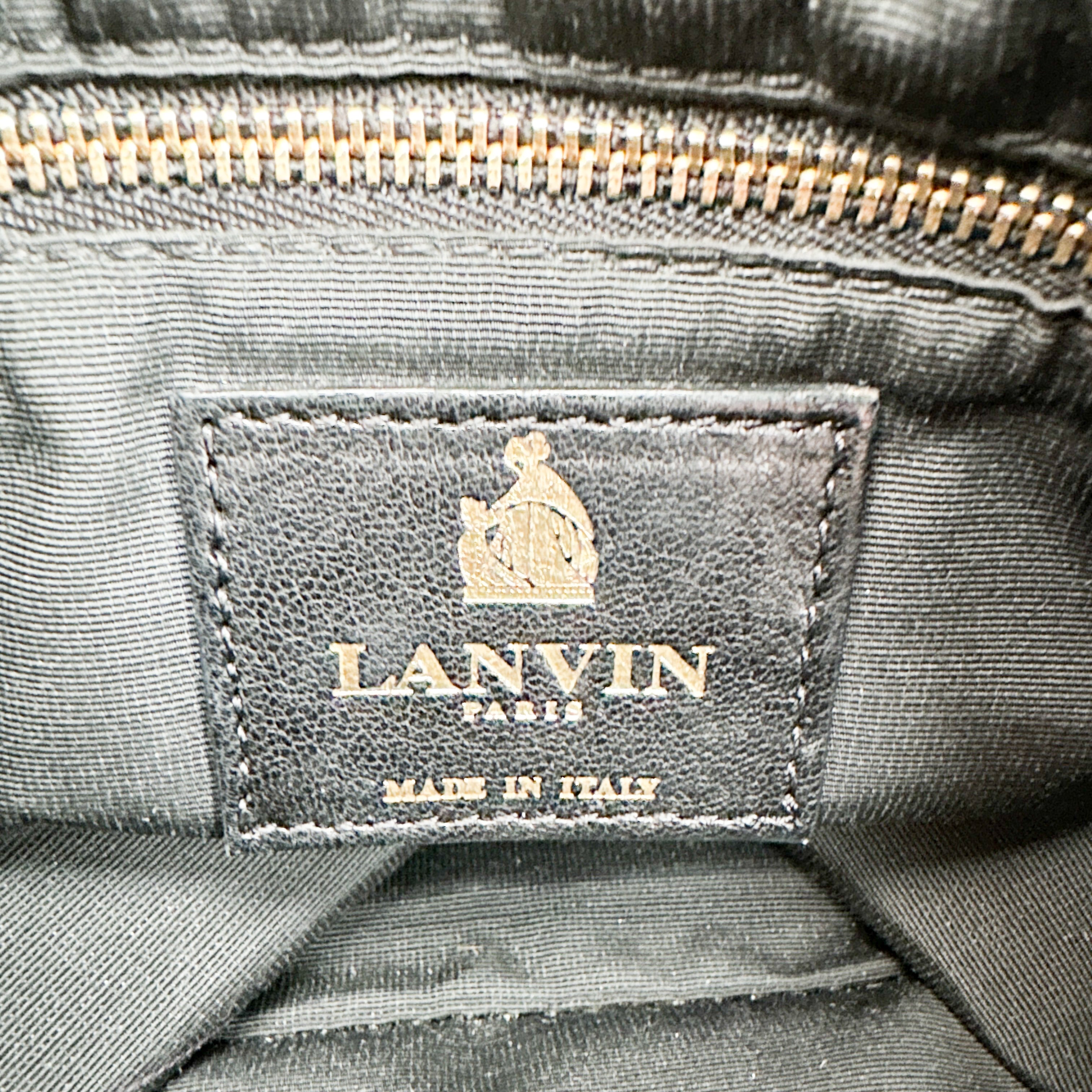 Lanvin Leopard Print Pony Hair & Leather Shoulder Bag (RRP £1500) | Authentic Preloved