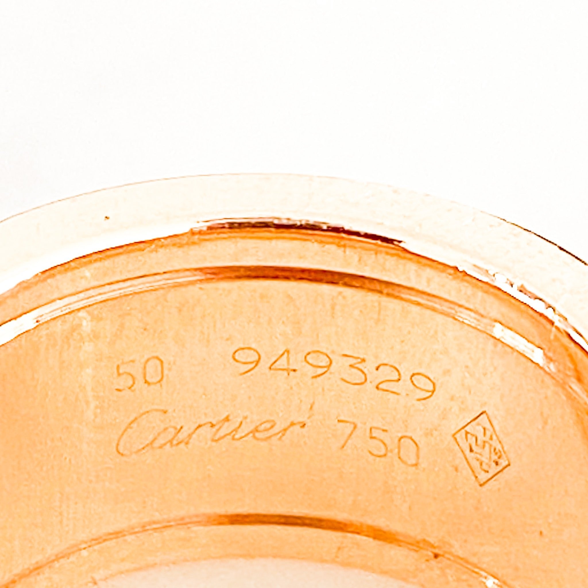 Cartier 18k Yellow Gold Multicoloured Paillettes Ring RRP £20k | Authentic Preloved - Reloved Again