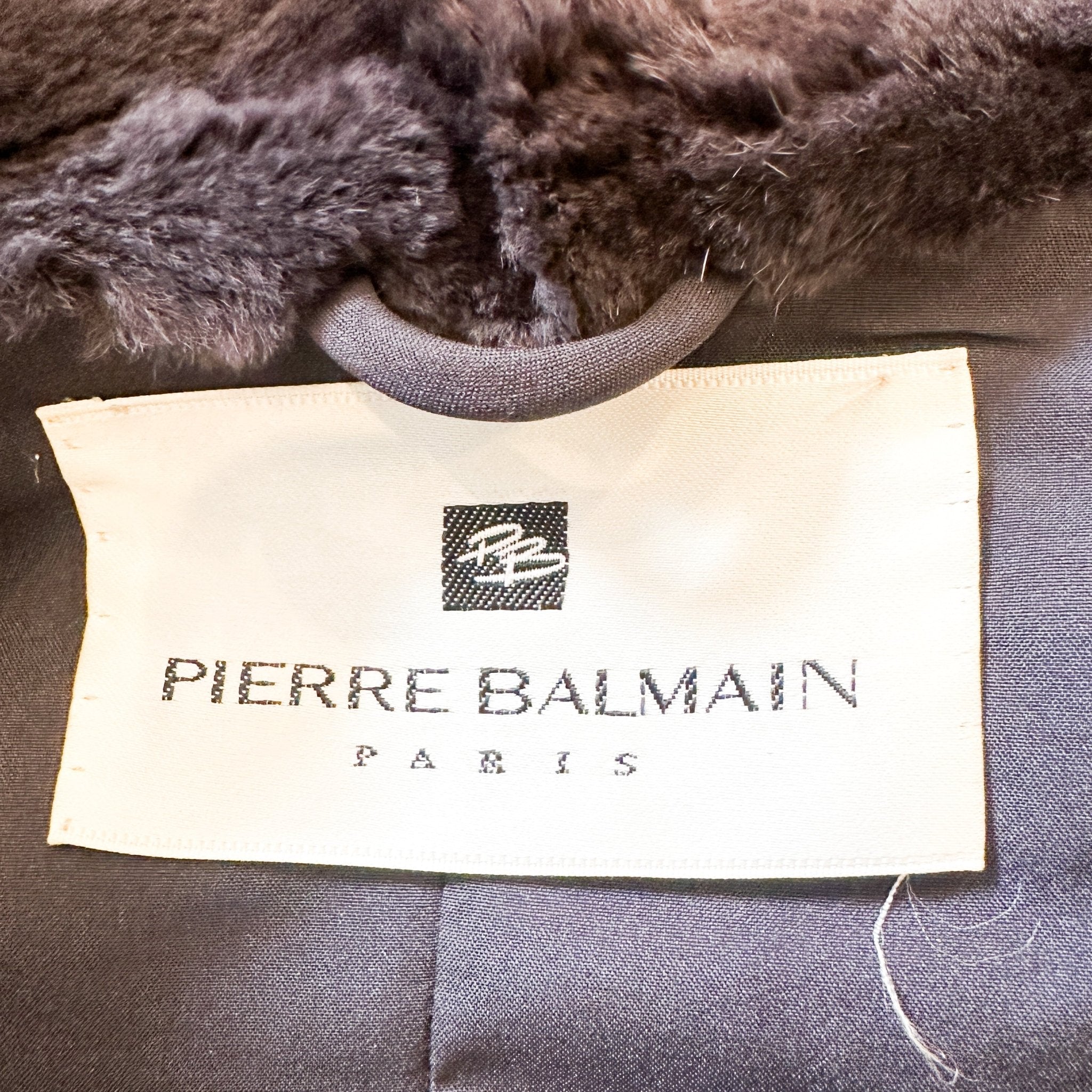 Pierre Balmain Brown Mink Fur Long Coat RRP £2.2K | Authentic Preloved - Reloved Again