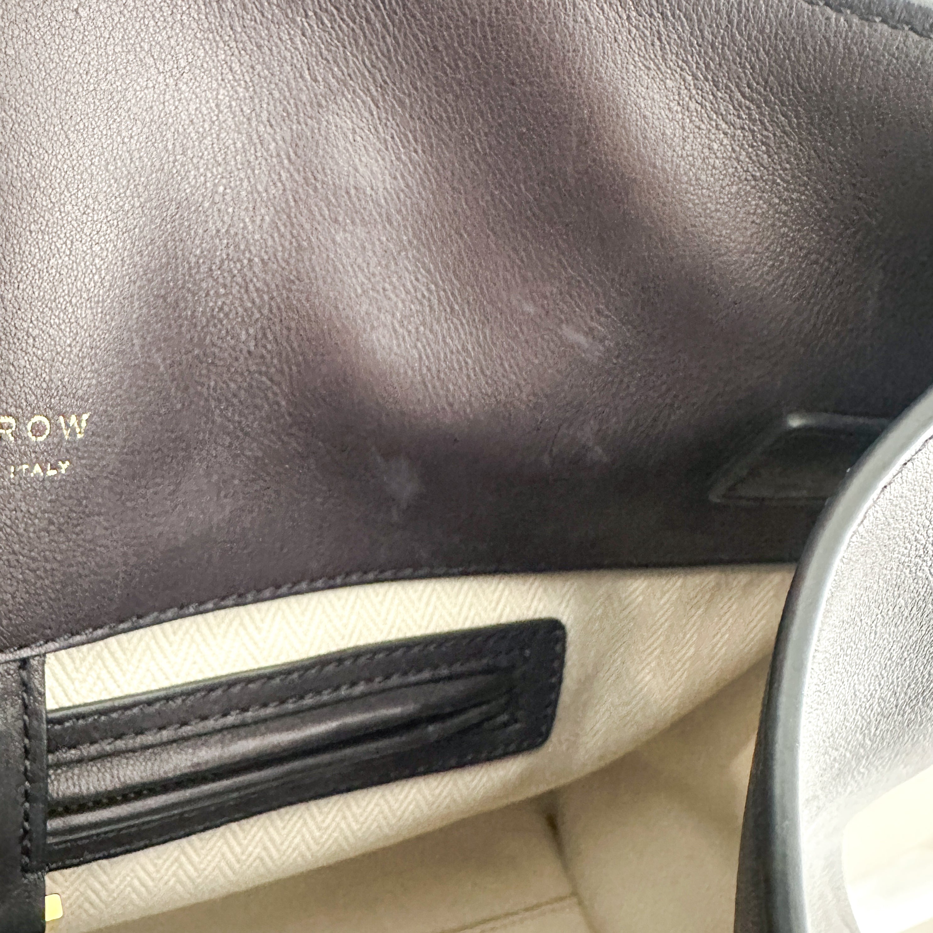 The Row Black Margaux Shoulder Bag 15 RRP £4540 | Authentic Preloved
