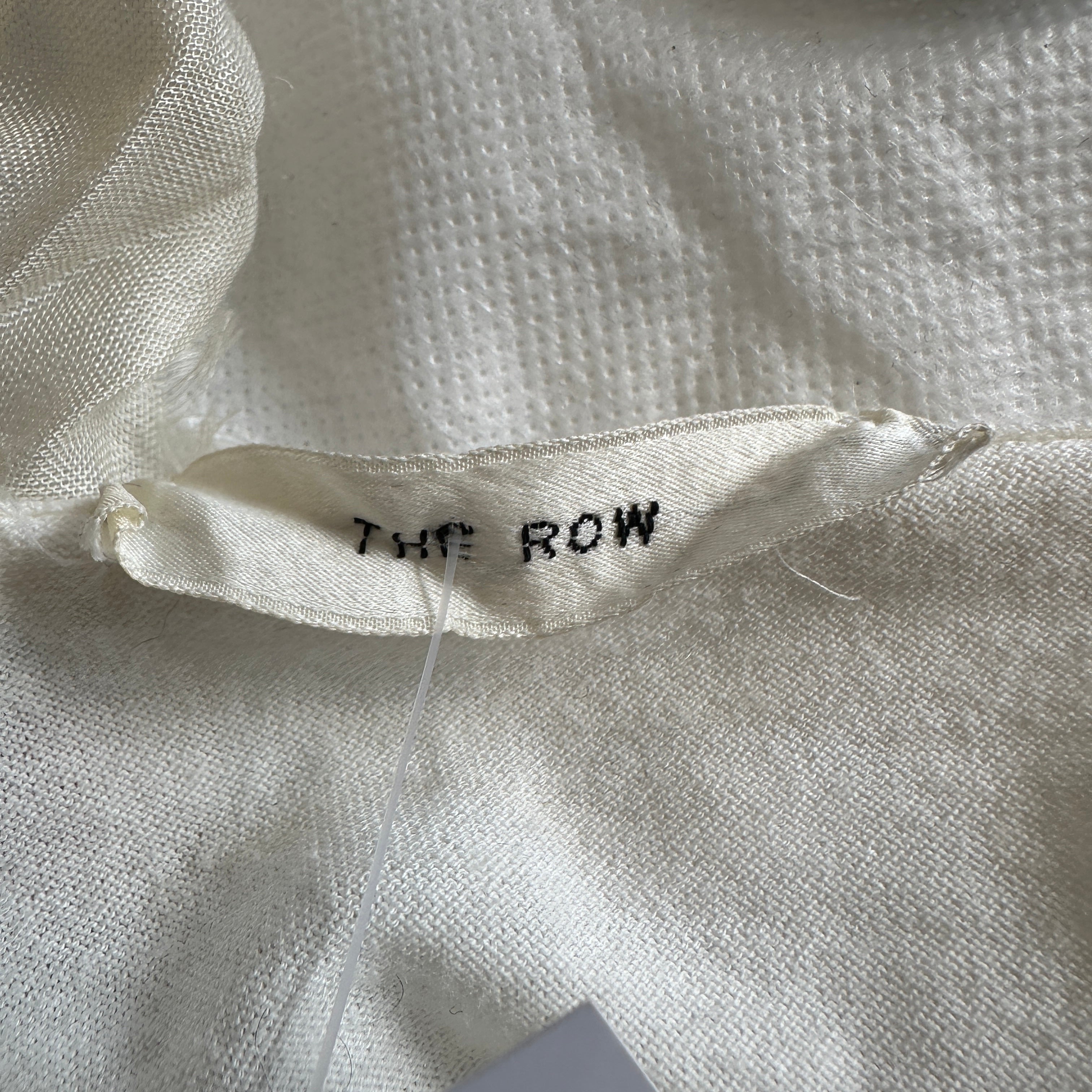 The Row Cream Cotton T-shirt RRP £450 | Authentic Preloved
