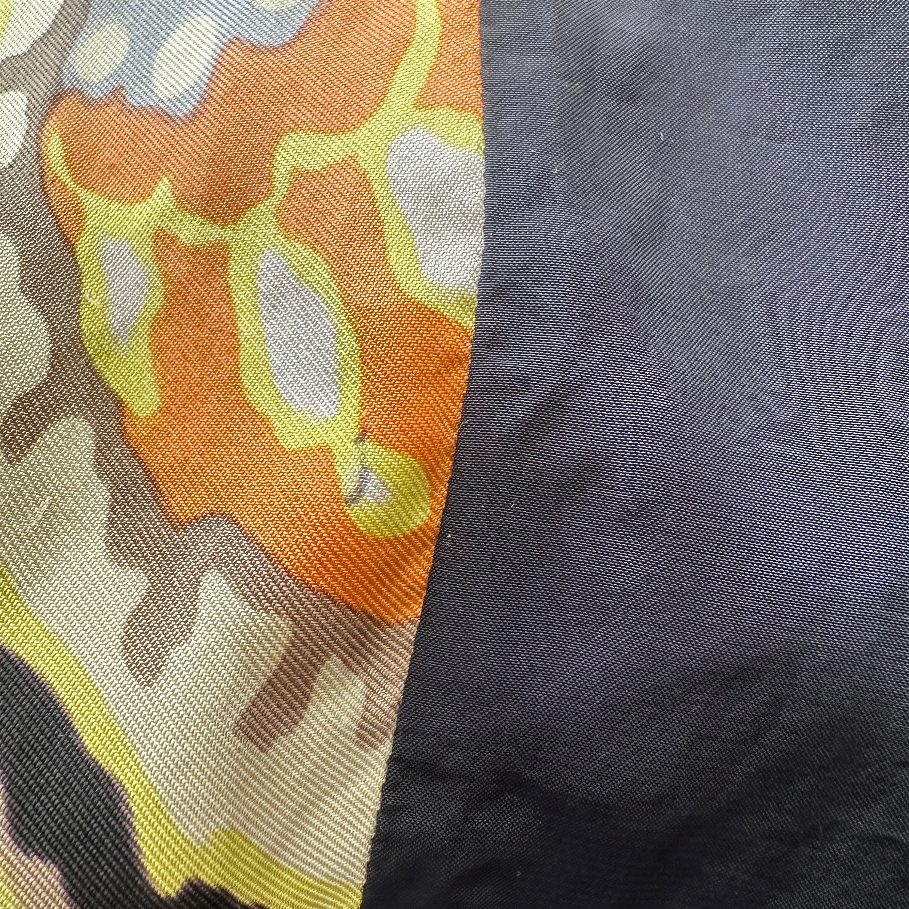 Dries Van Noten Orange Patterned Kimono Jacket (RRP £700) | Authentic Preloved