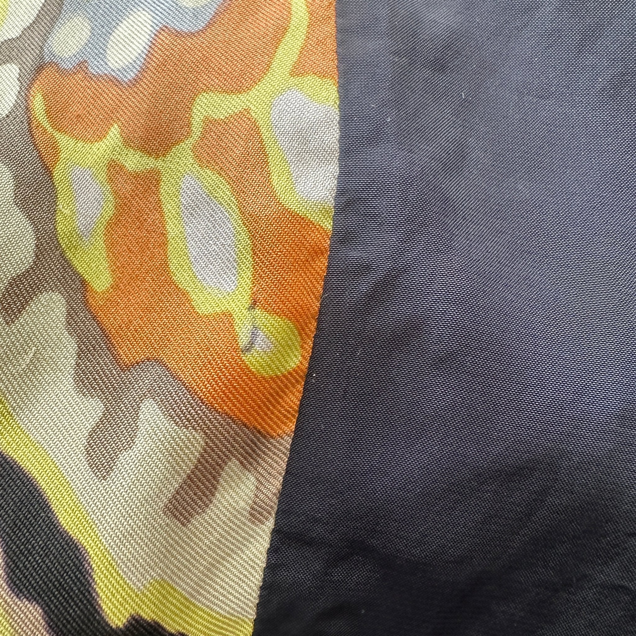 Dries Van Noten Orange Patterned Kimono Jacket (RRP £700) | Authentic Preloved - Reloved Again
