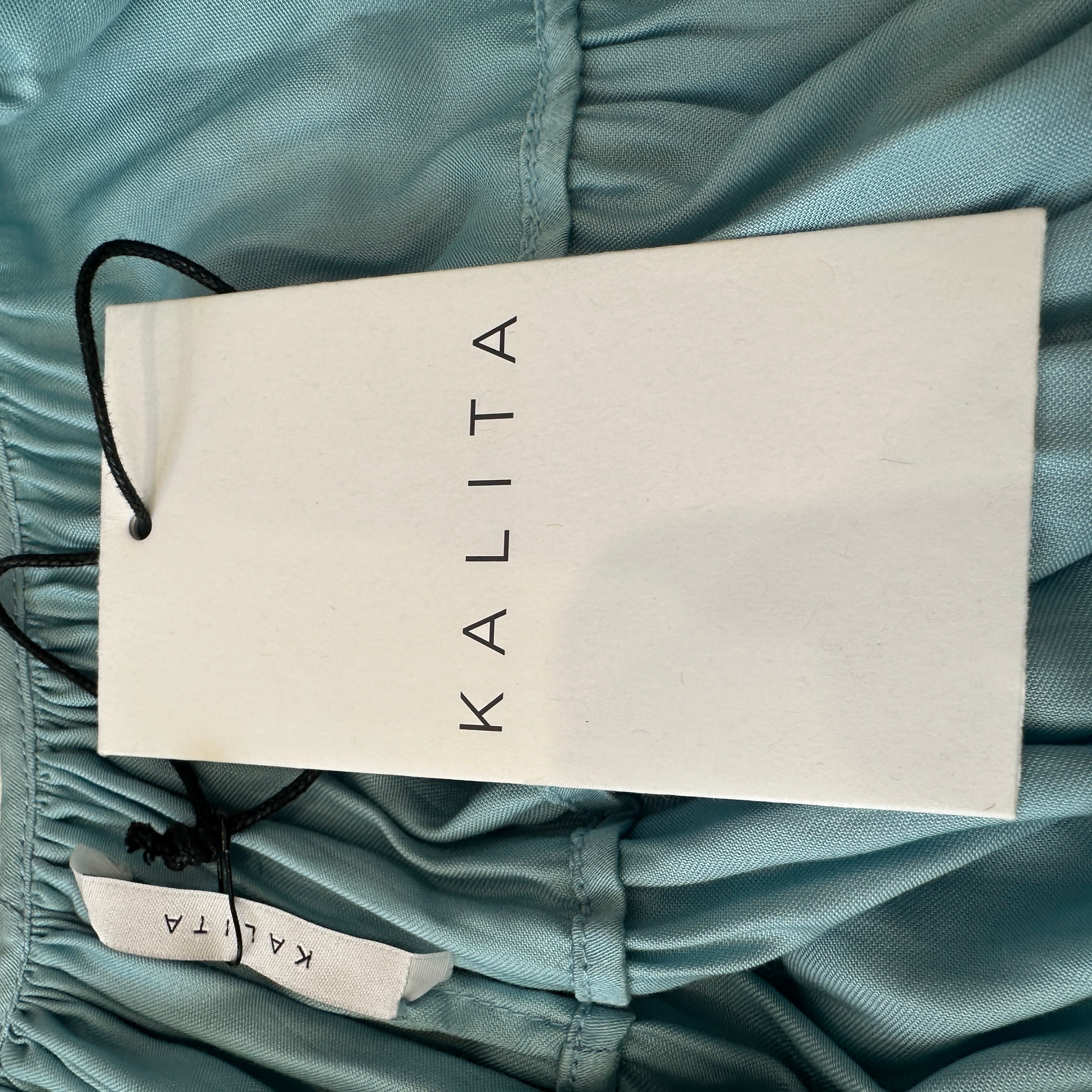 NEW Kalita Two Tone Blue Sleeveless Tiered Dress (RRP £330) | Authentic Preloved