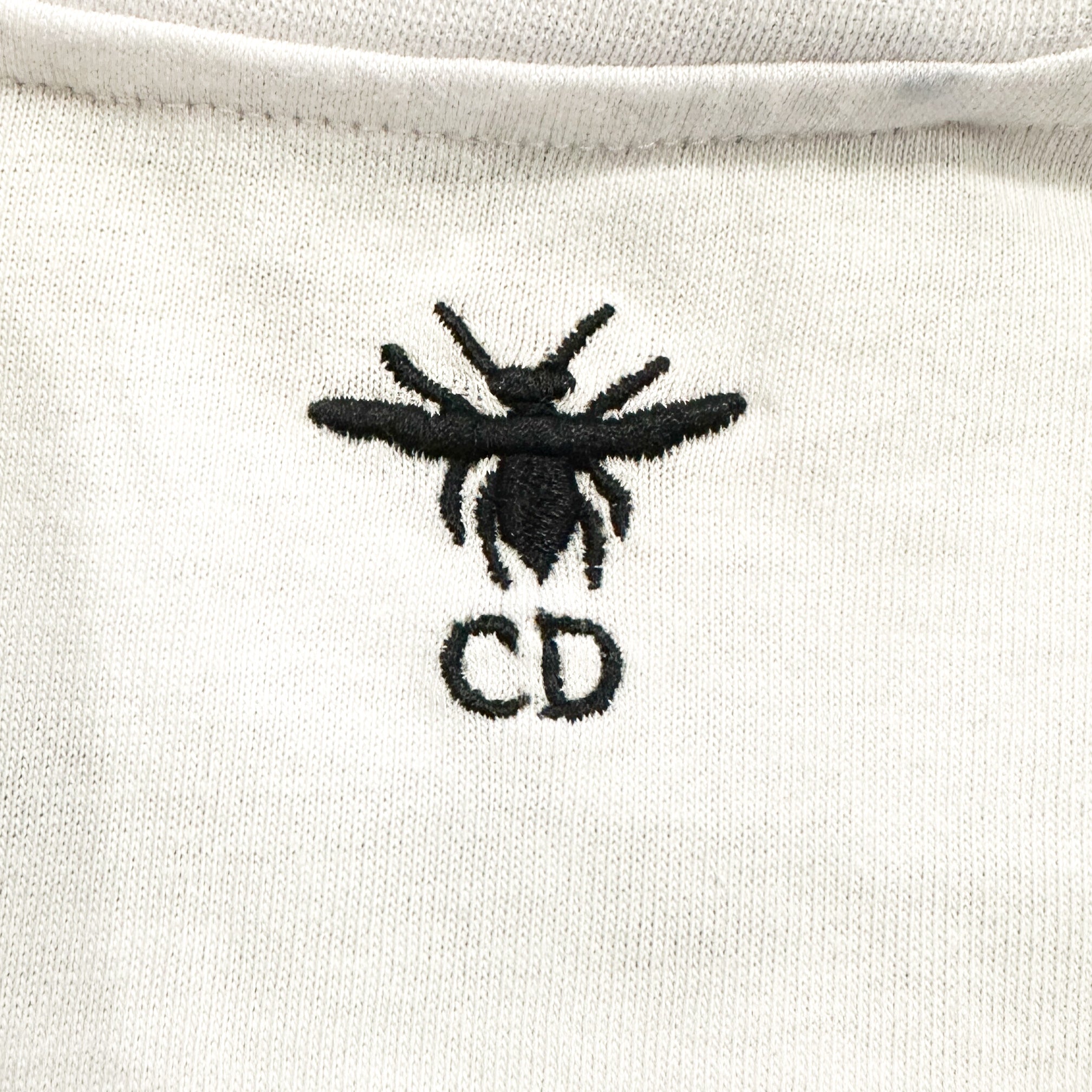 Christian Dior Thebe Magugu X CTAOP White T-Shirt with Yellow Tie RRP £690 | Authentic Preloved - Reloved Again