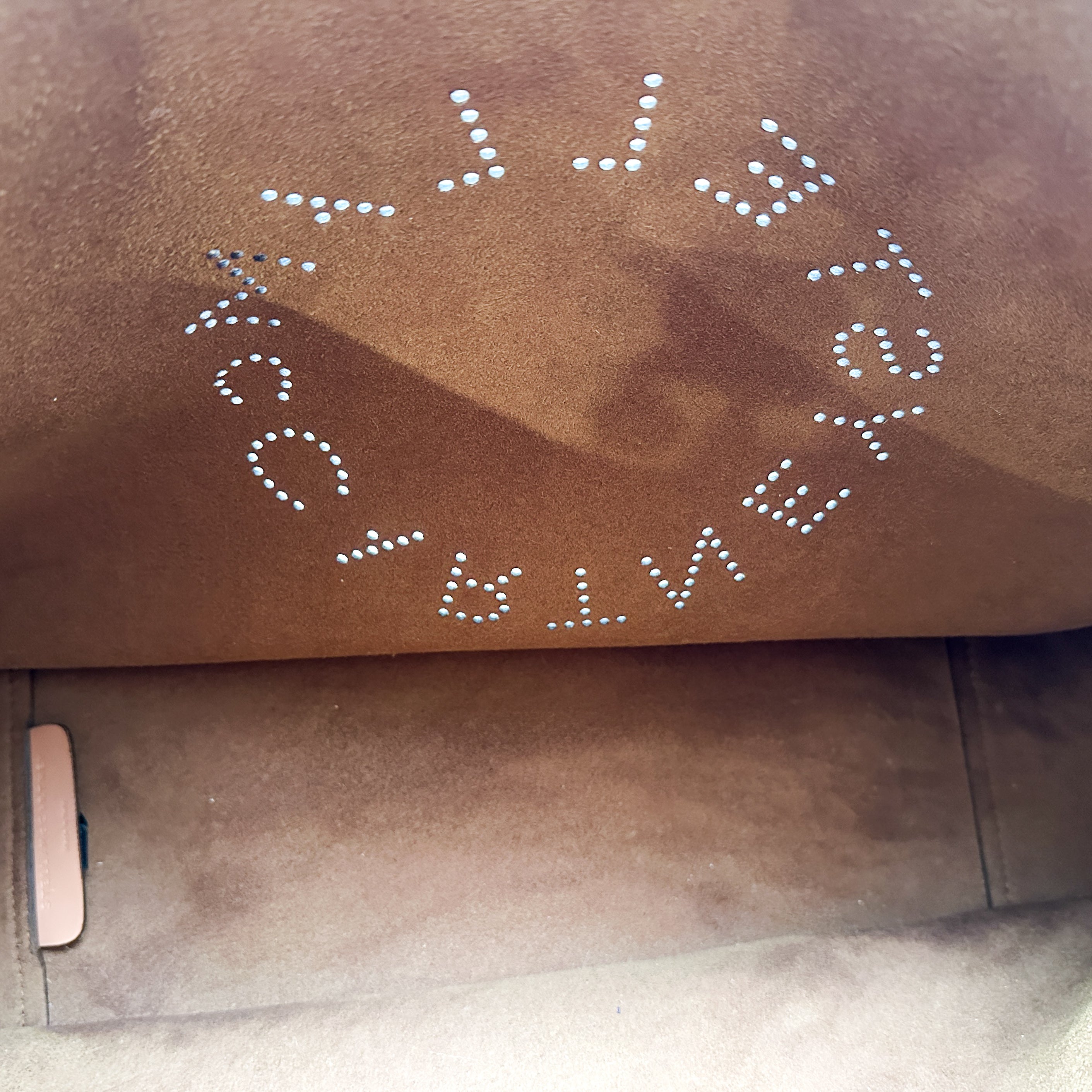 Stella McCartney Camel Brown Logo Large Tote Bag RRP £850 | Authentic Preloved