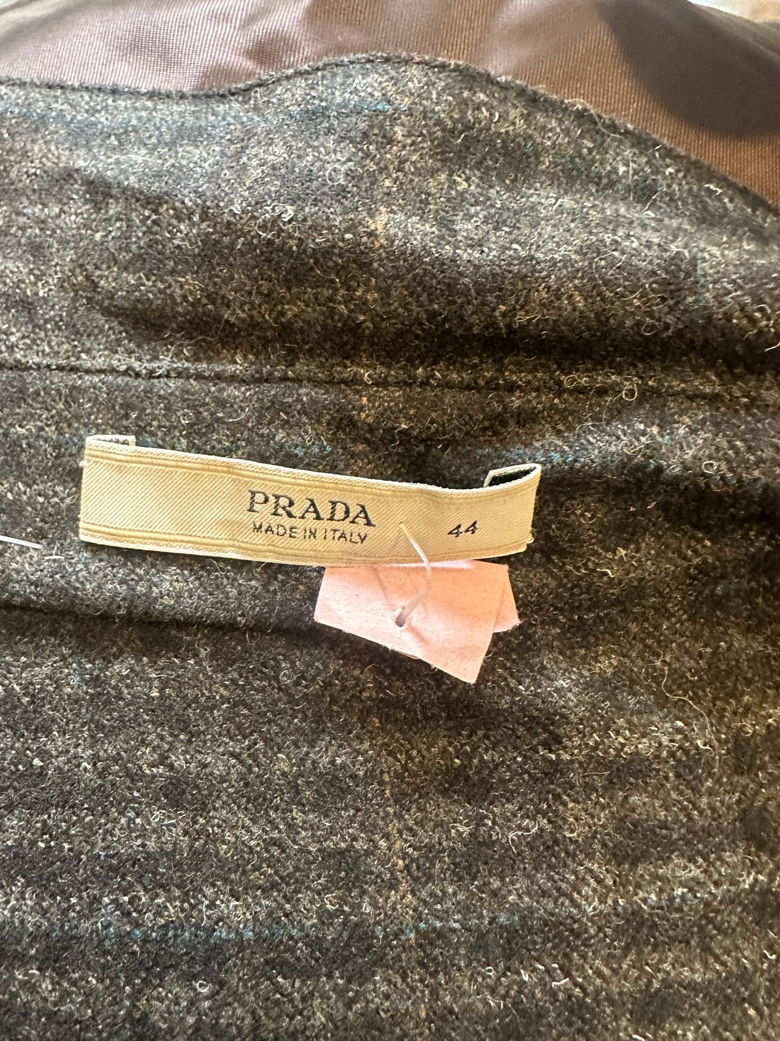 Prada Dark Green Pleated Pocket Dress RRP £3K | Authentic Preloved - Reloved Again