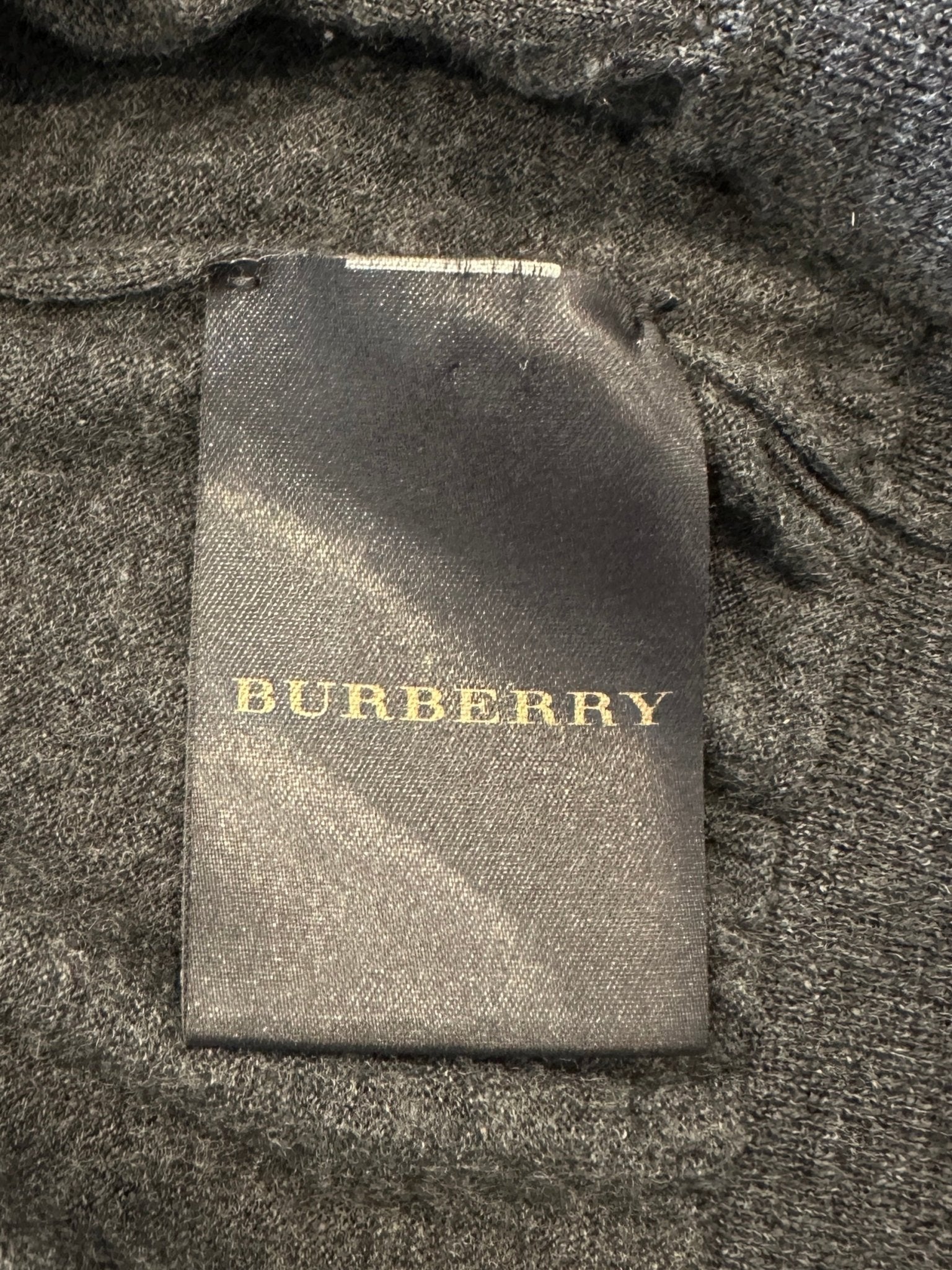 Burberry London Grey Single Faced Wool Cardigan RRP £890 | Authentic Preloved - Reloved Again