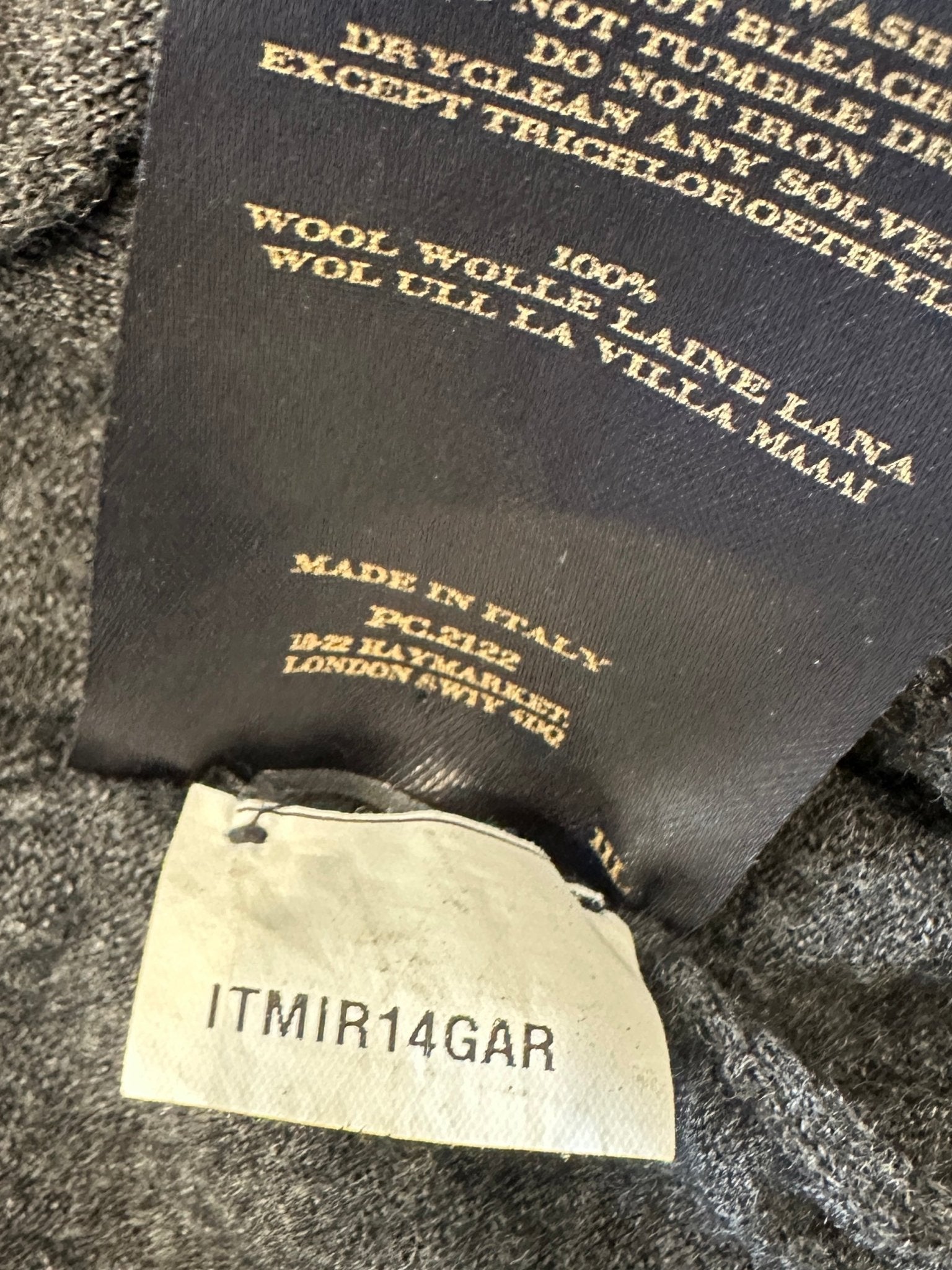 Burberry London Grey Single Faced Wool Cardigan RRP £890 | Authentic Preloved - Reloved Again