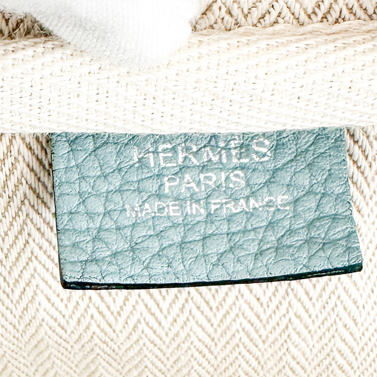 Hermès Taurillon Clemence Victoria II 43 in Palladium Blue | Authentic Preloved