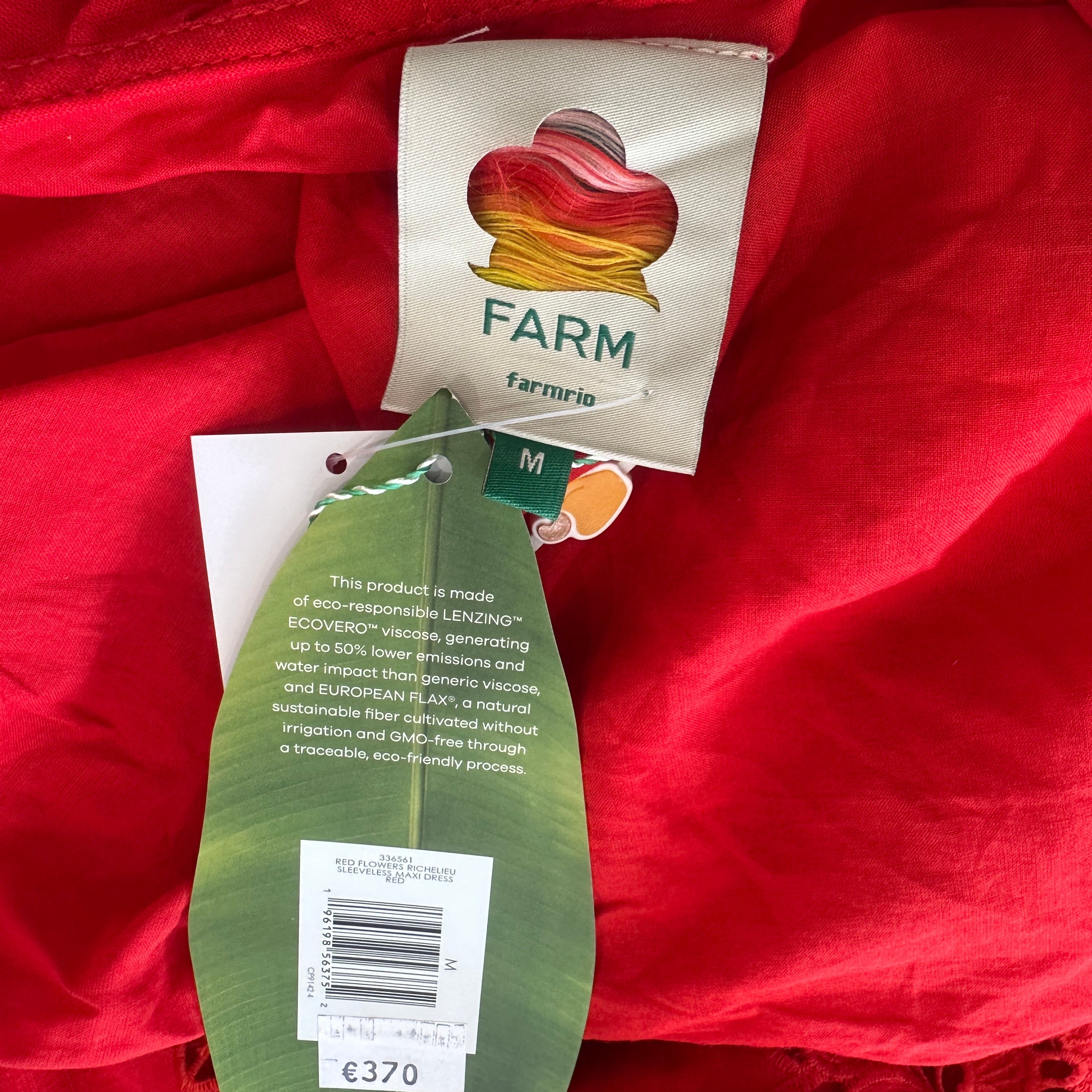 NEW Farm Rio Red Richelieu Sleeveless Maxi Dress (RRP £345) | Authentic Preloved