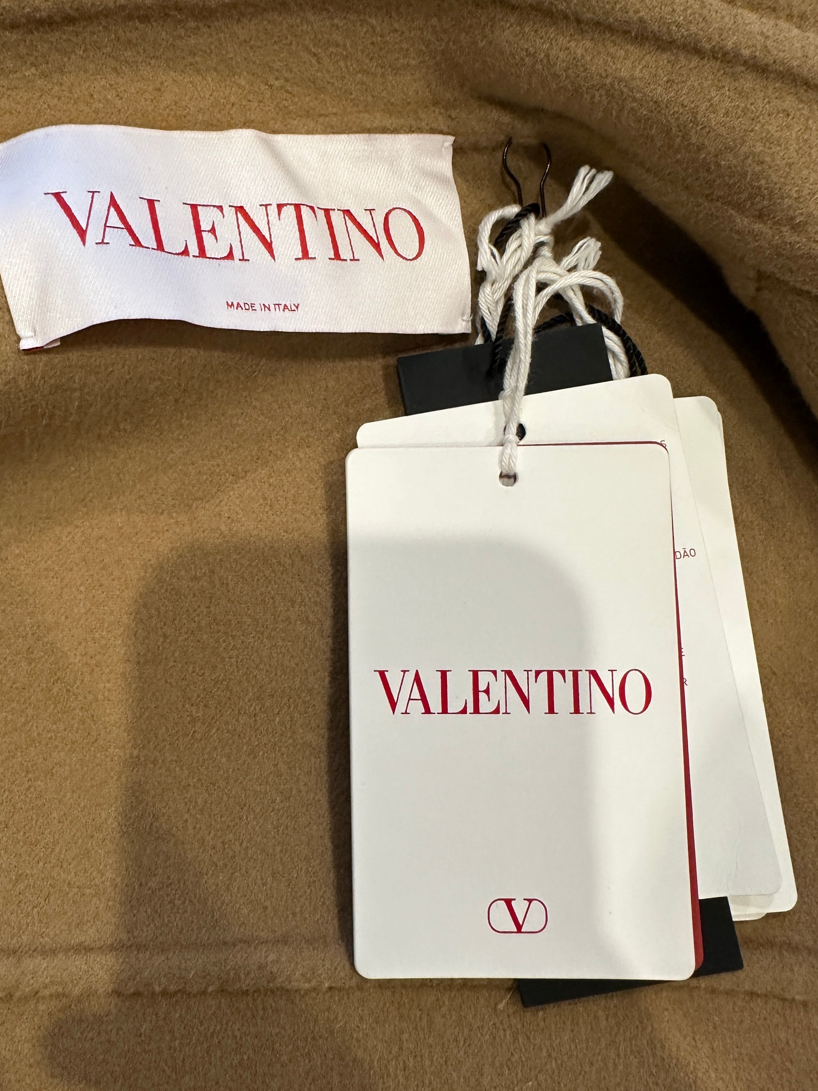 NEW Valentino Camel Single-faced Coat RRP £3800 | Authentic Preloved
