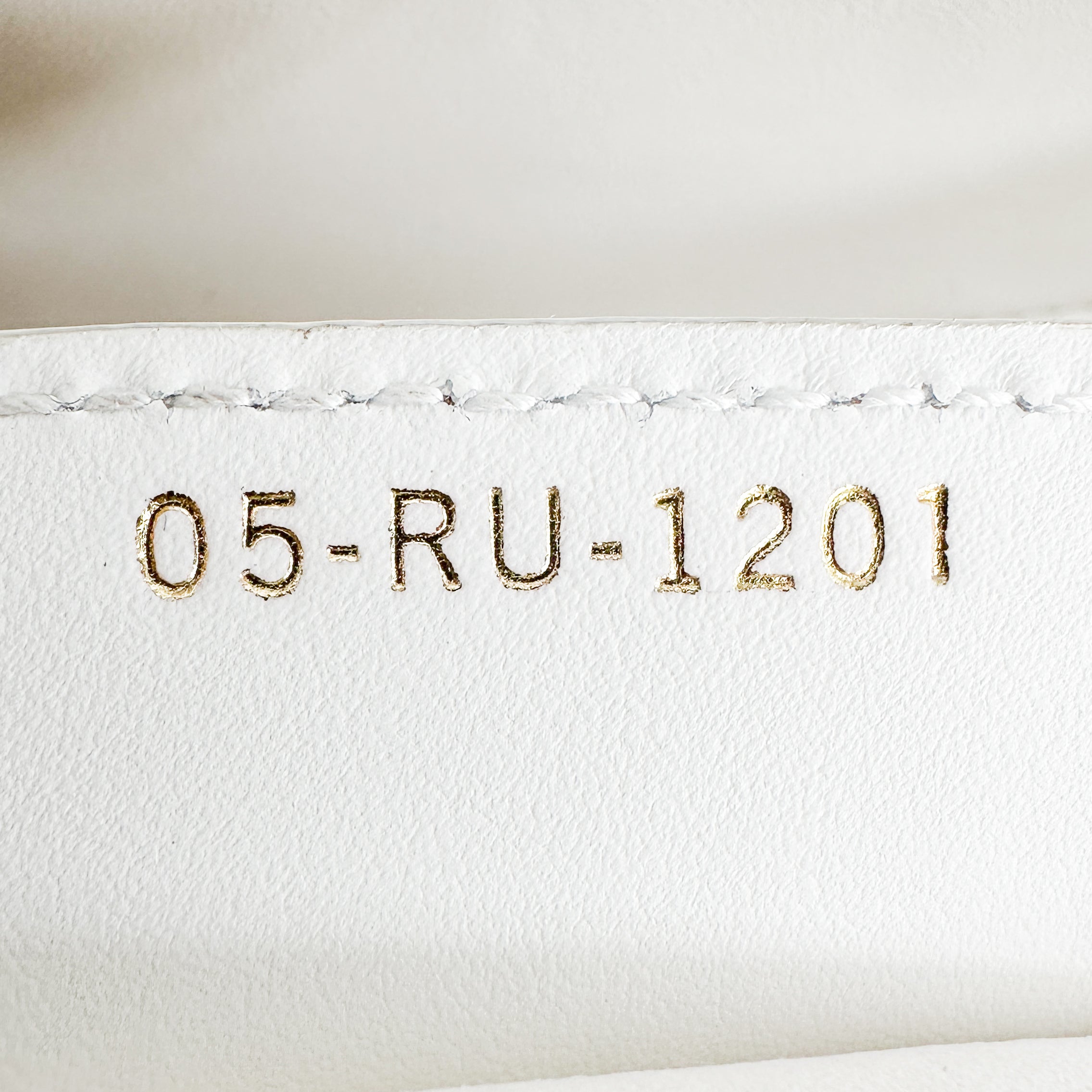 Dior White Perforated Oblique Saddle Bag with Strap (RRP £3500) | Authentic Preloved