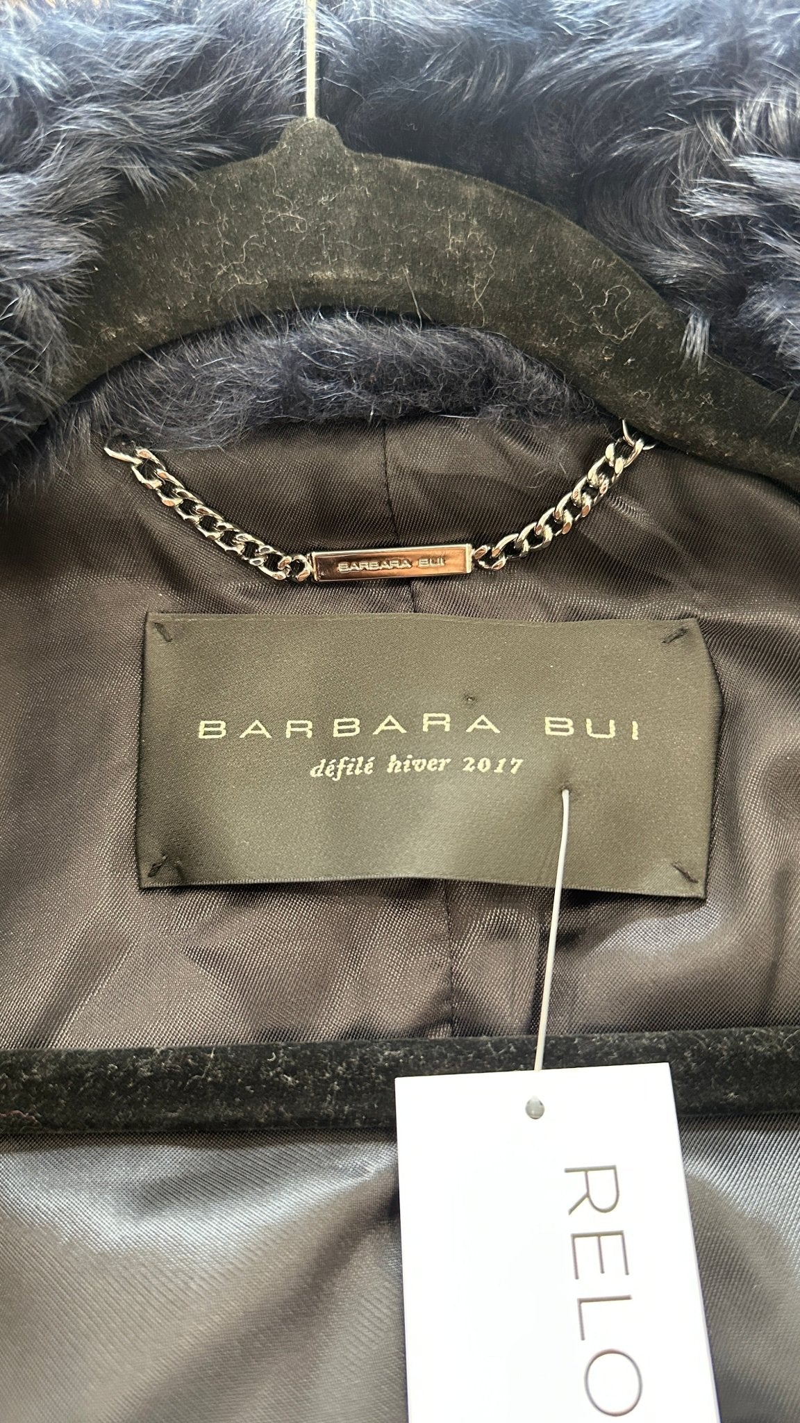 Barbara Bui 100% Lambskin Shearling Leather Jacket (RRP £3900) | Authentic Preloved - Reloved Again