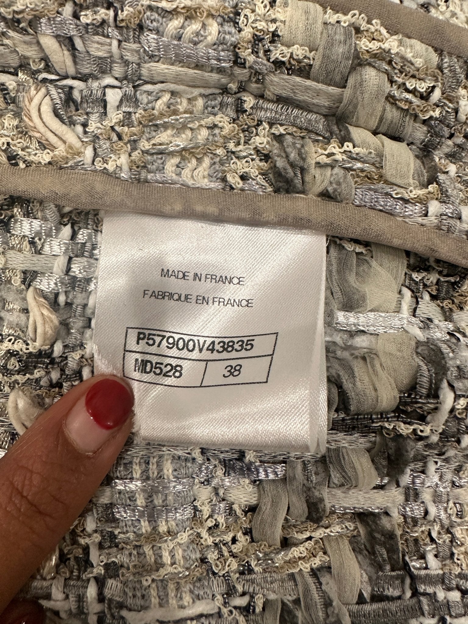 NEW Chanel Grey Woven Boucle Mini Dress RRP £3650 | Authentic Preloved - Reloved Again