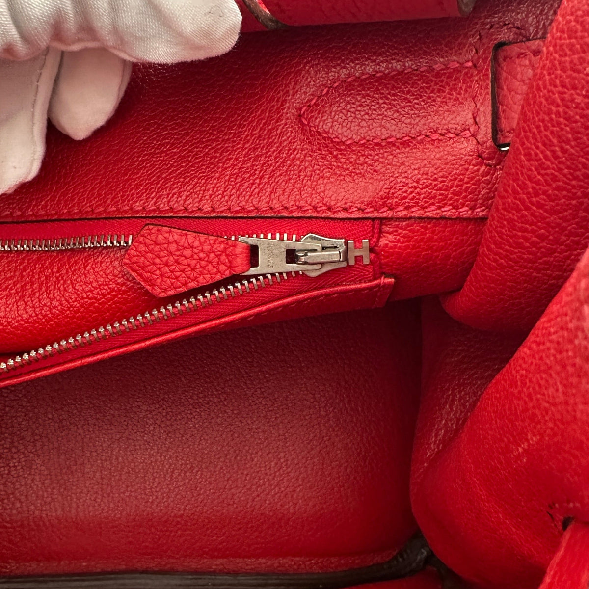 Hermes Birkin 30 Togo Palladium Hardware Rouge Casaque | Authentic Preloved