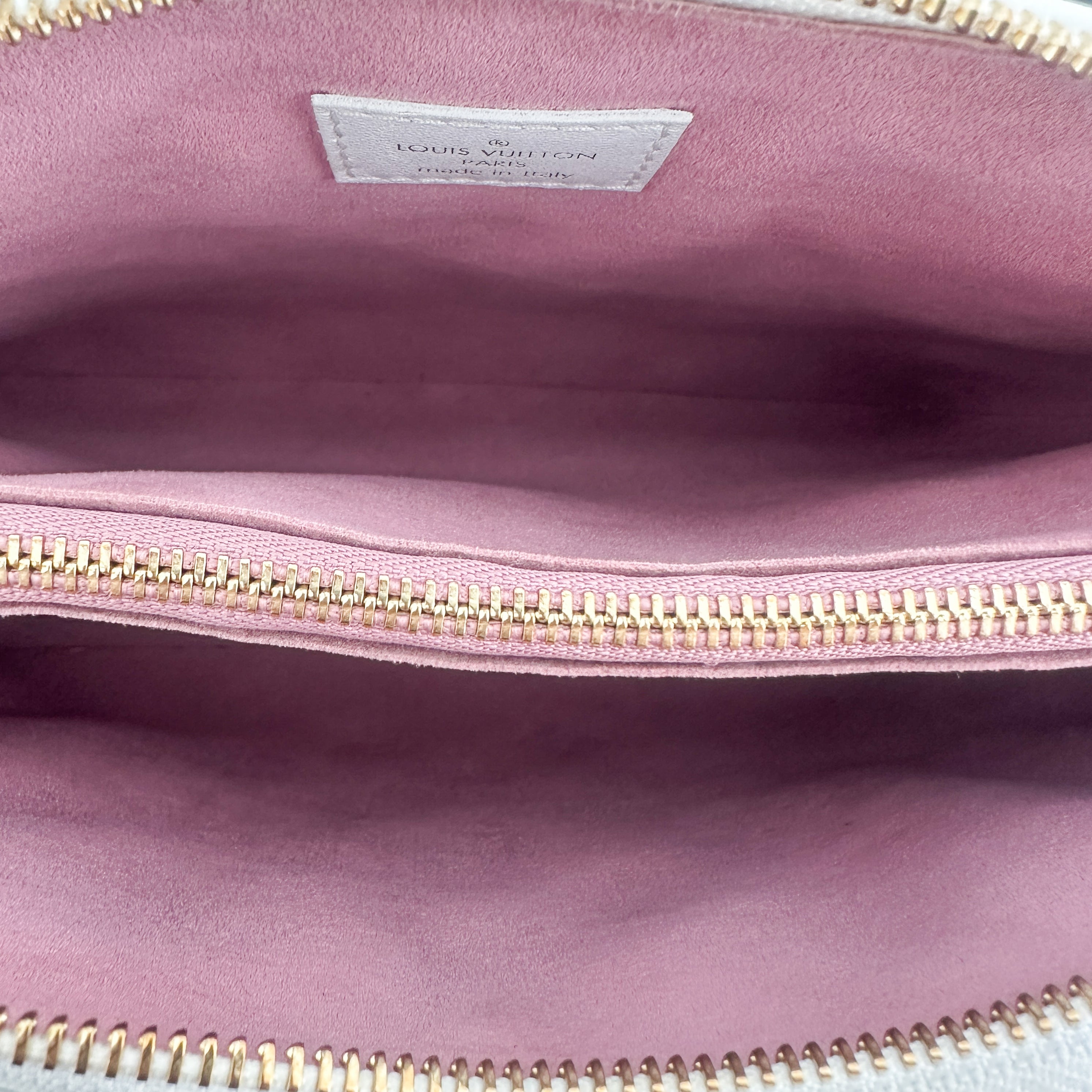 Louis Vuitton Coussin PM Monogram Floral White Leather Bag (RRP £3150) | Authentic Preloved