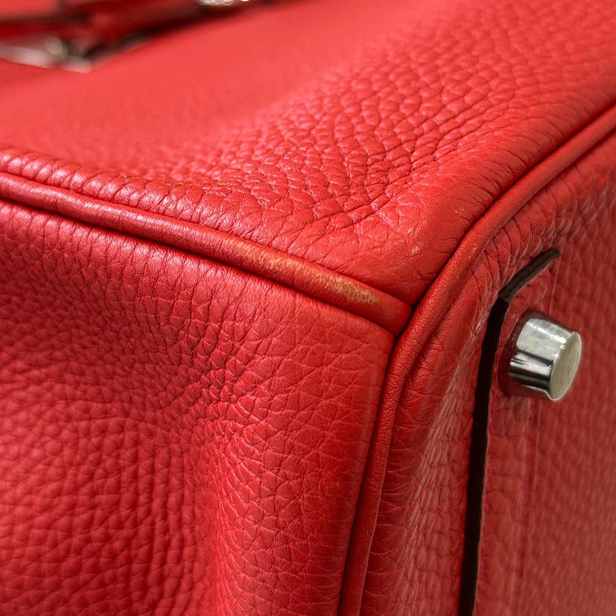 Hermes Birkin 30 Togo Palladium Hardware Rouge Casaque | Authentic Preloved