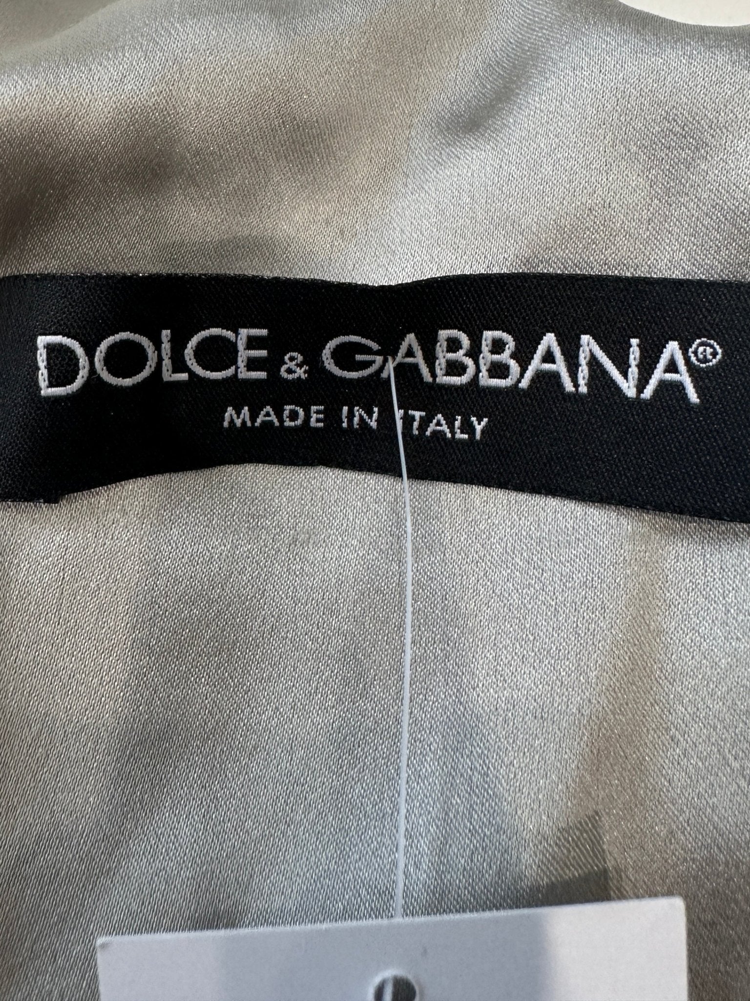 Dolce & Gabbana Grey and White Embellished Cardigan RRP £1800 | Authentic Preloved - Reloved Again