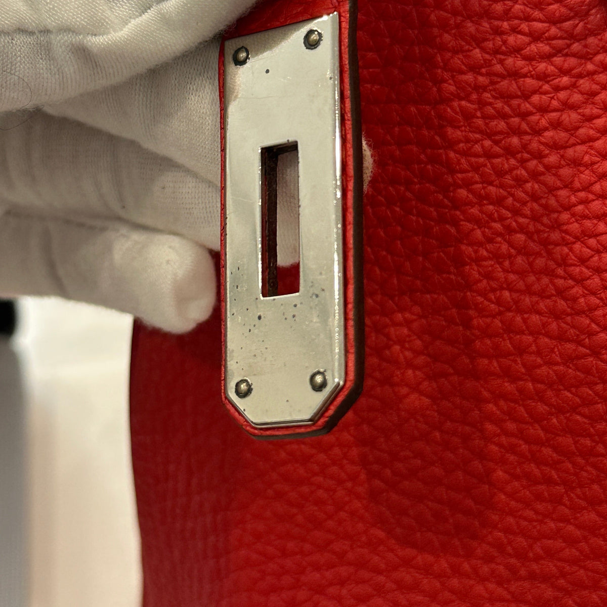Hermes Birkin 30 Togo Palladium Hardware Rouge Casaque | Authentic Preloved