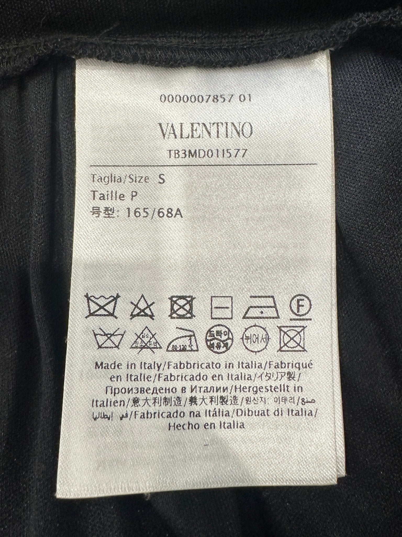 Valentino Black Pleated Logo Skirt RRP £1200 | Authentic Preloved - Reloved Again