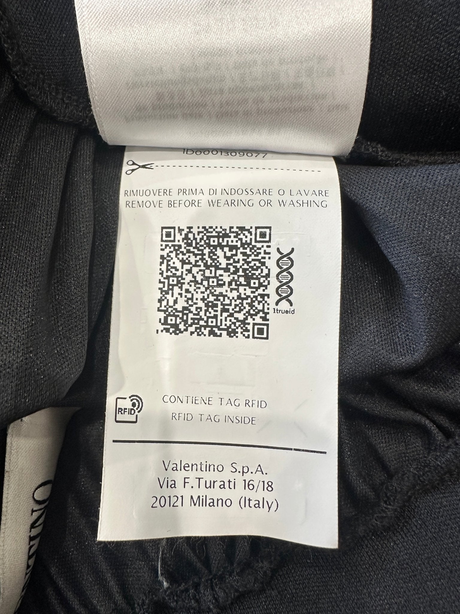 Valentino Black Pleated Logo Skirt RRP £1200 | Authentic Preloved - Reloved Again