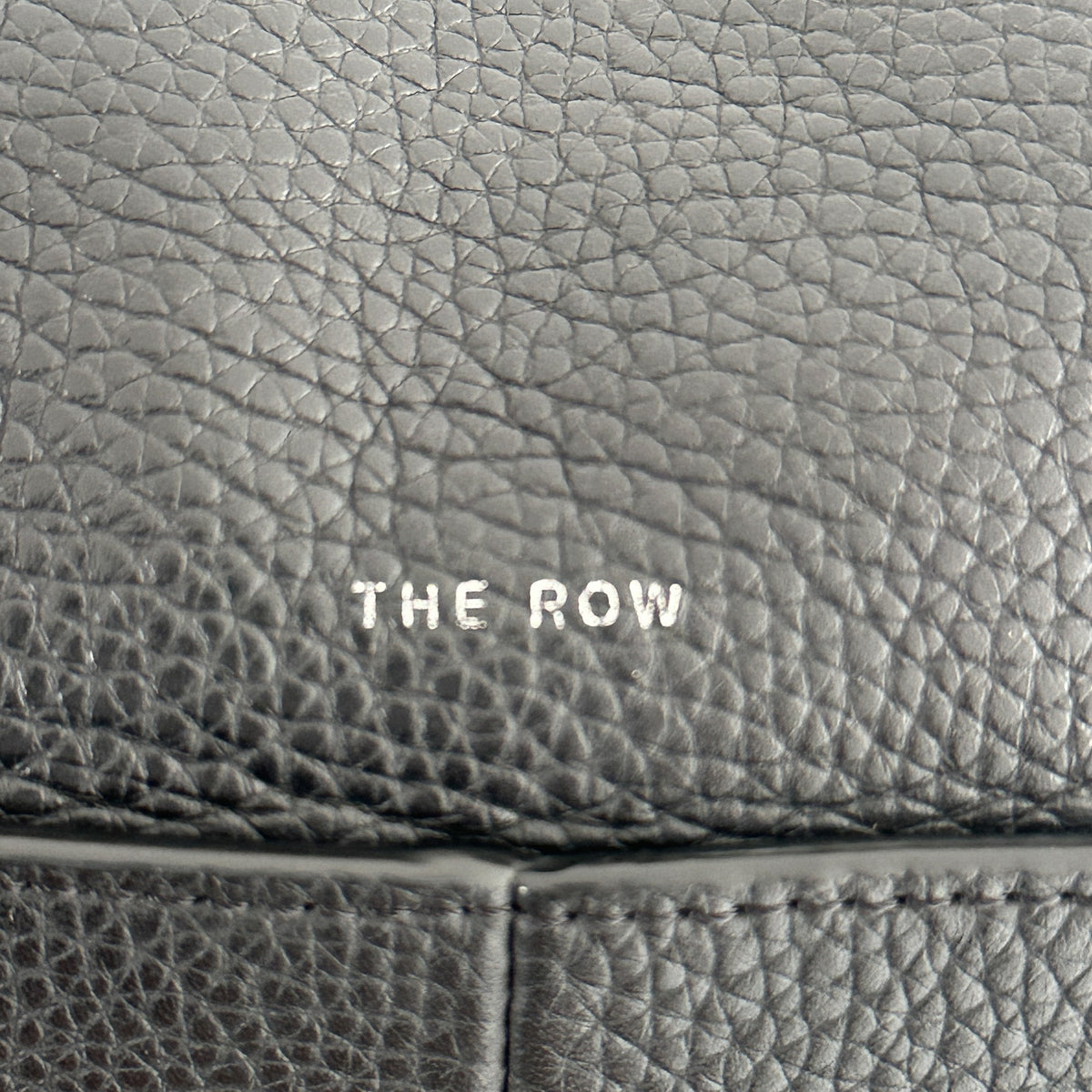The Row Allie Leather Shoulder Bag in Grained Calfskin Leather (RRP £2800) | Authentic Preloved