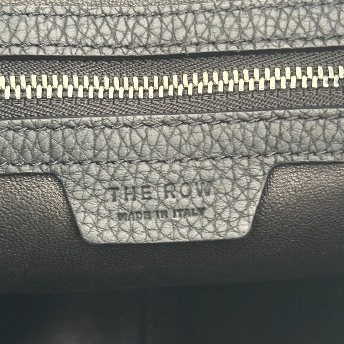 The Row Allie Leather Shoulder Bag in Grained Calfskin Leather (RRP £2800) | Authentic Preloved