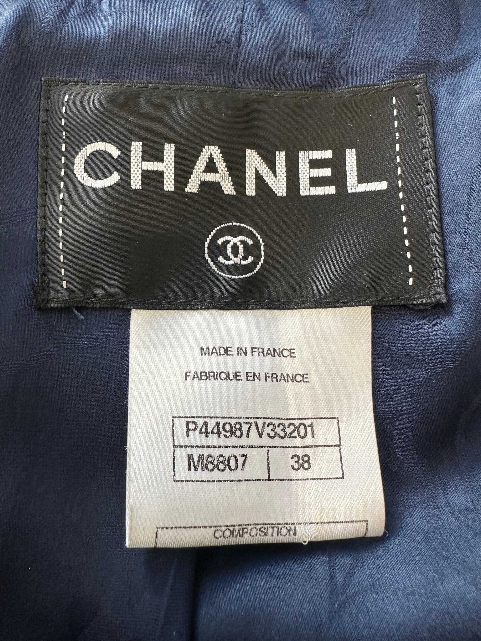 Chanel Blue and Red Boucle Suit RRP £5.5K | Authentic Preloved - Reloved Again