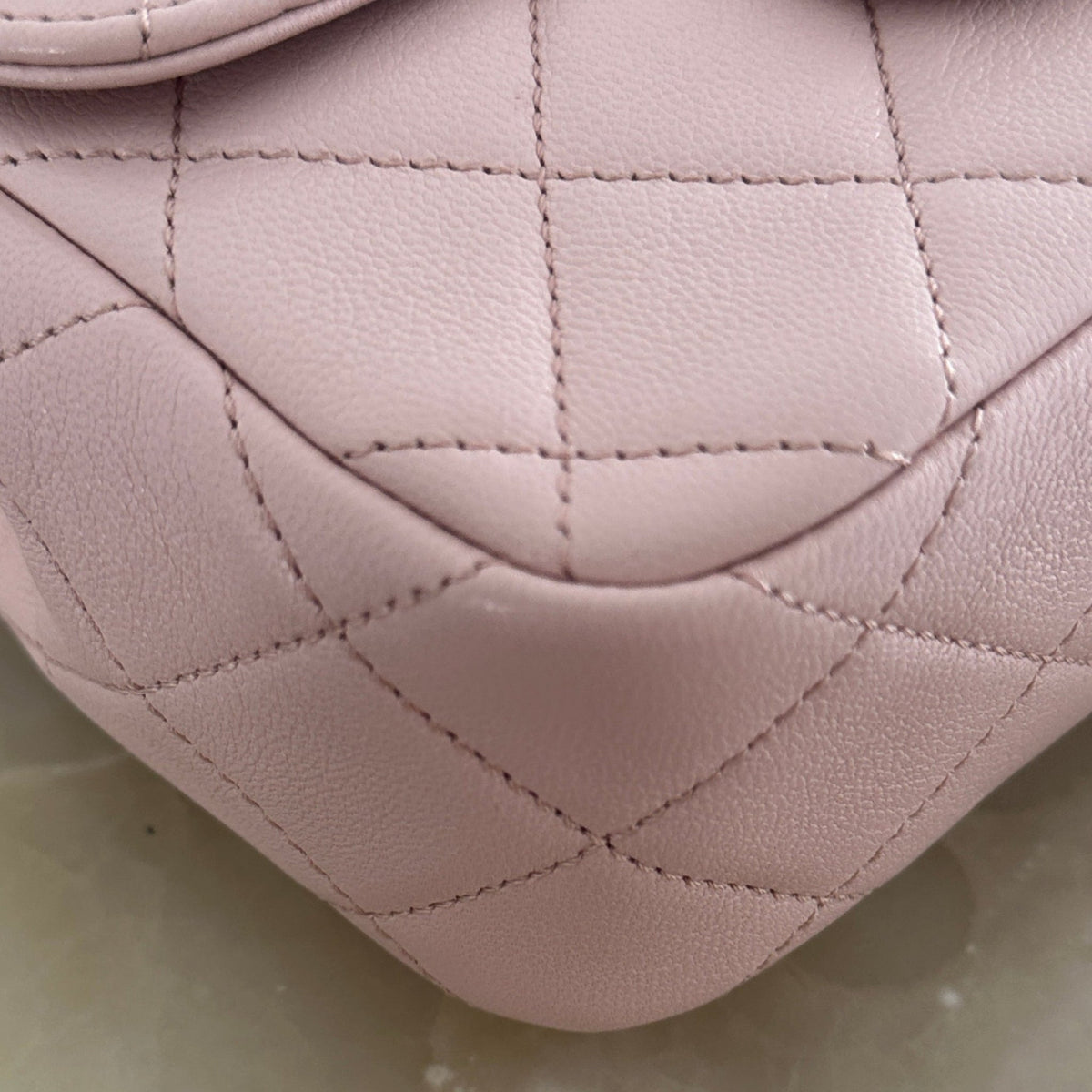 Chanel Classic Mini Flap Bag Pink Quilted Lambskin (RRP £4,390) | Authentic Preloved - Reloved Again