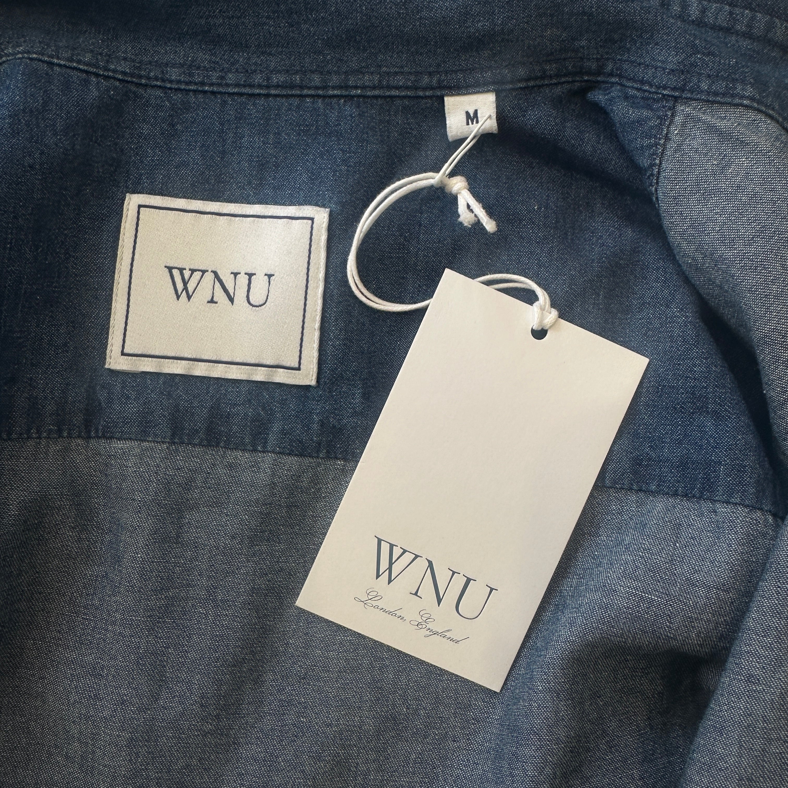 NEW With Nothing Underneath The Oversized Chambray Shirt in Blue (RRP £125) | Authentic Preloved