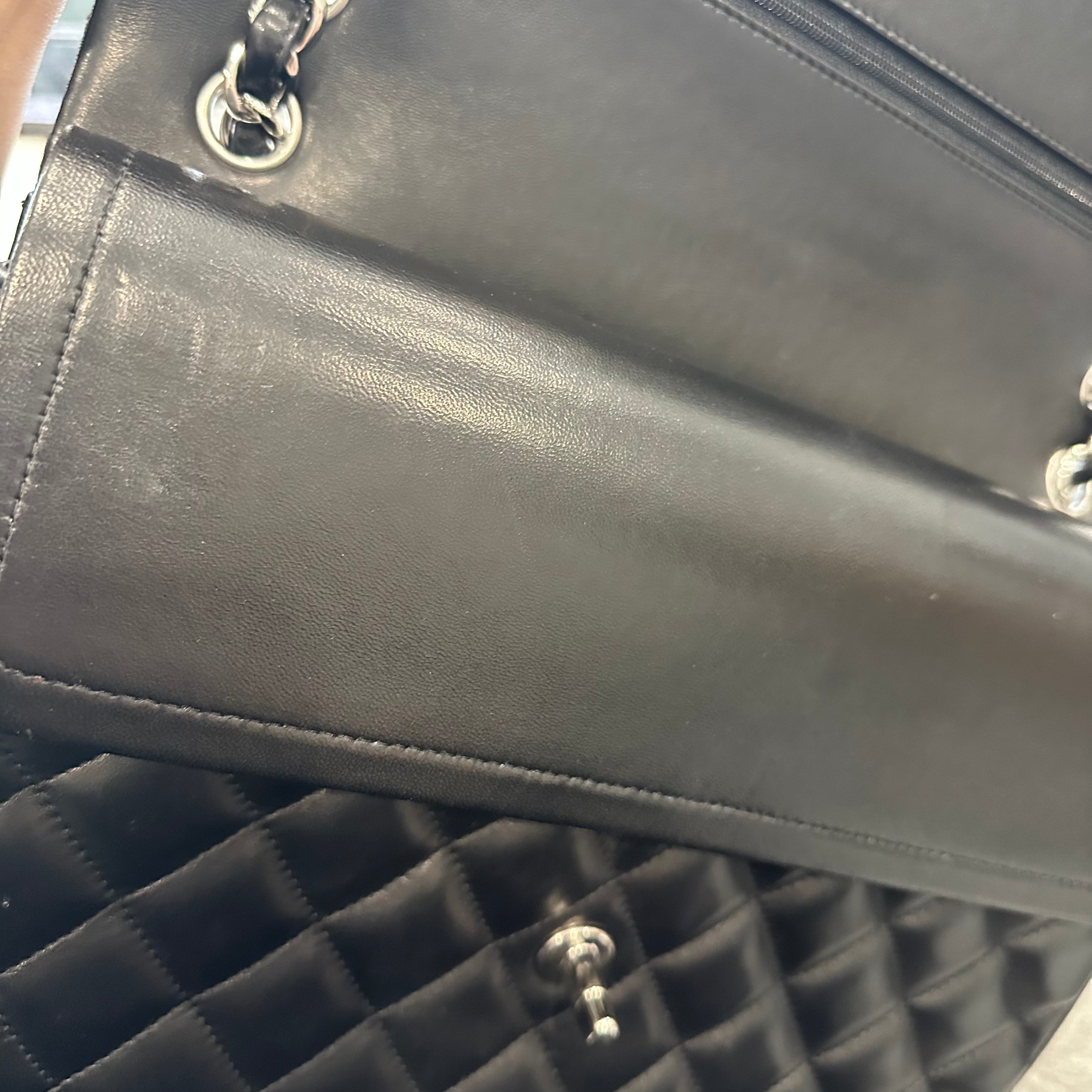 Chanel Jumbo Lambskin Double Flap in Black RRP £10000 | Authentic Preloved