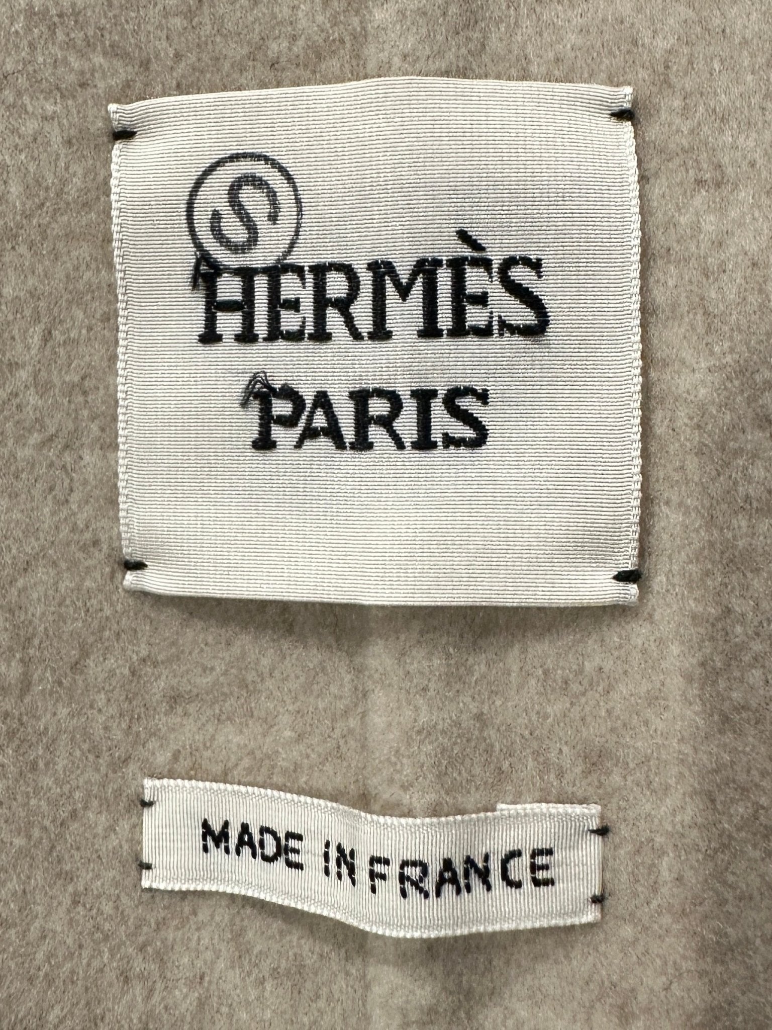 NEW Hermes Beige Long Droit Cashmere Gilet RRP £4K | Authentic Preloved - Reloved Again