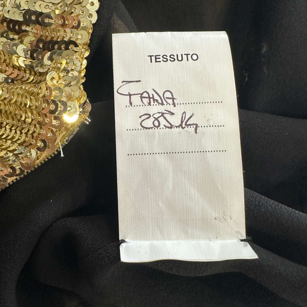 Dundas Gold Sequin Maxi Dress (RRP £2000) | Authentic Preloved