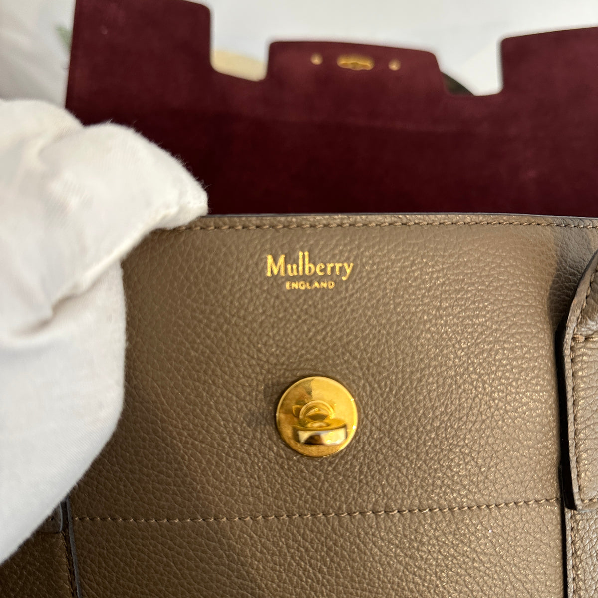Mulberry Bayswater Bag in Taupe (RRP £1200) | Authentic Preloved